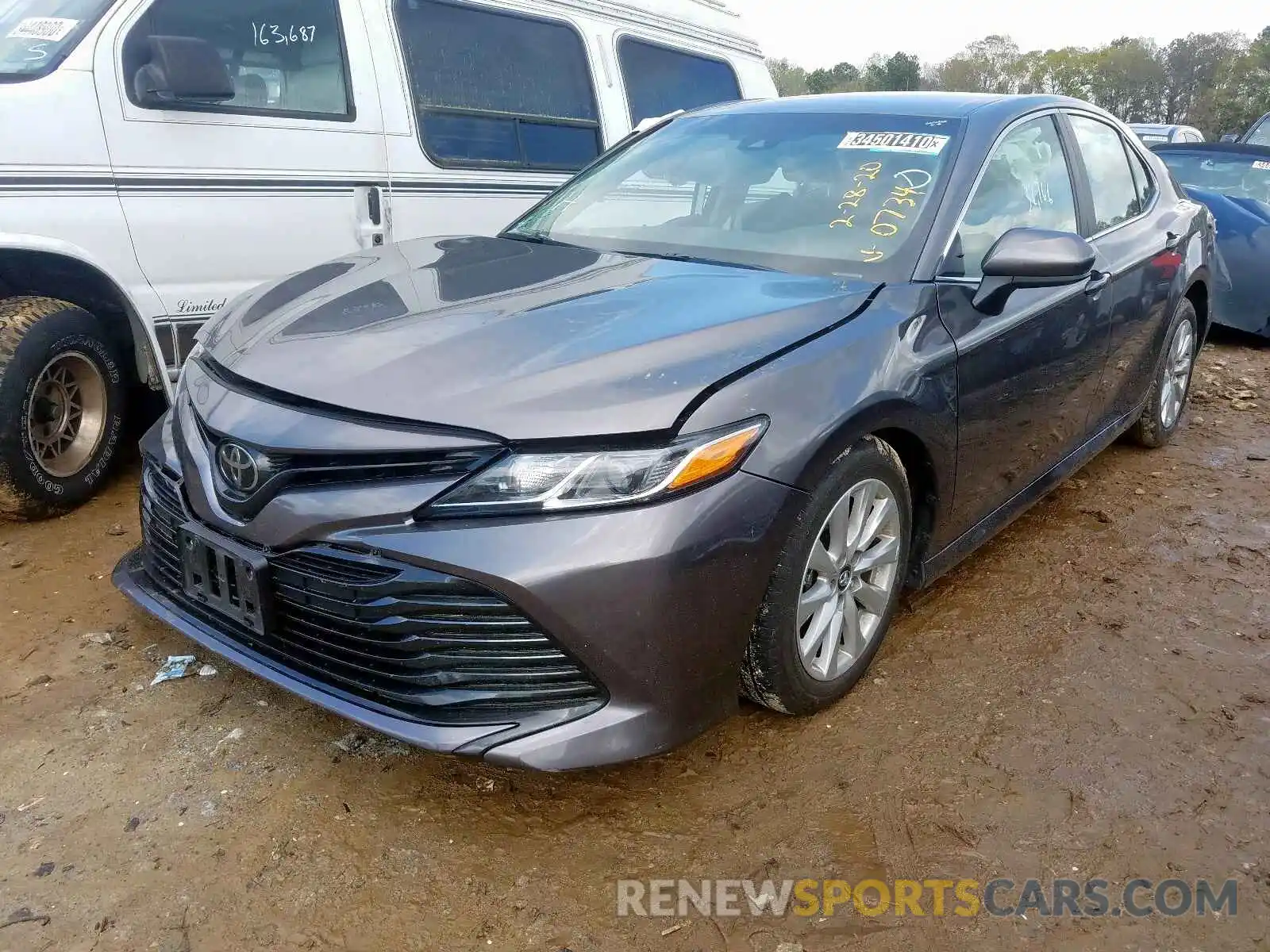 2 Photograph of a damaged car 4T1B11HK1KU770734 TOYOTA CAMRY 2019