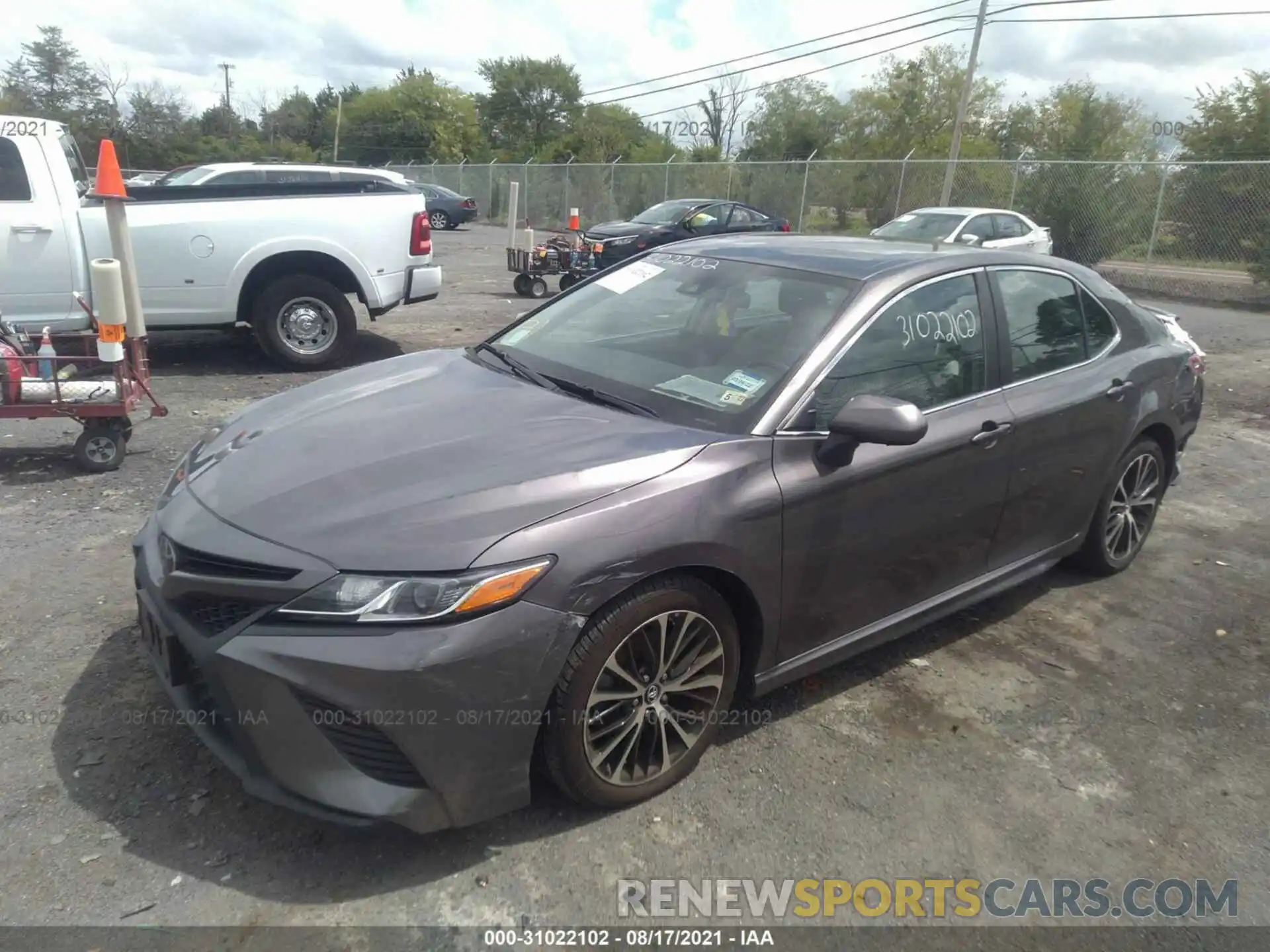 2 Photograph of a damaged car 4T1B11HK1KU770989 TOYOTA CAMRY 2019