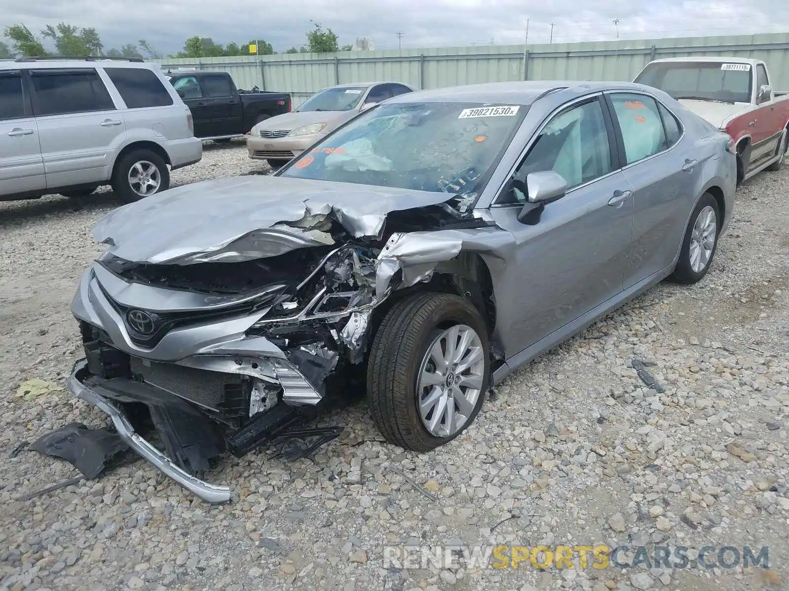 2 Photograph of a damaged car 4T1B11HK1KU772175 TOYOTA CAMRY 2019