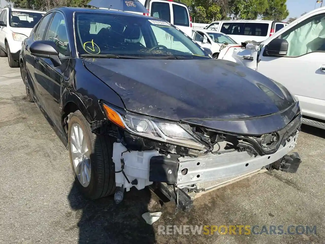 1 Photograph of a damaged car 4T1B11HK1KU772256 TOYOTA CAMRY 2019