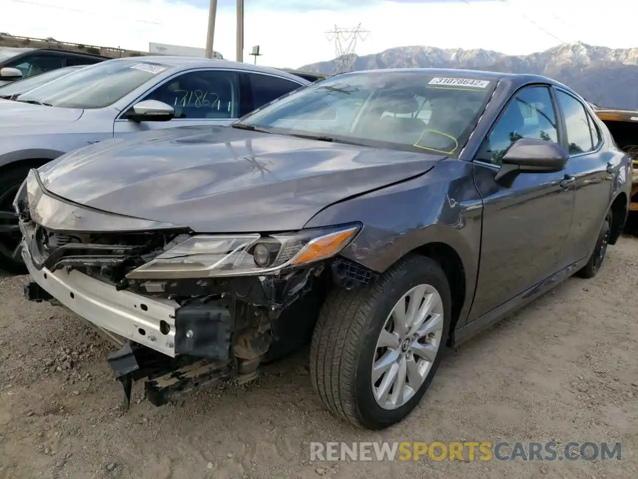 2 Photograph of a damaged car 4T1B11HK1KU772256 TOYOTA CAMRY 2019