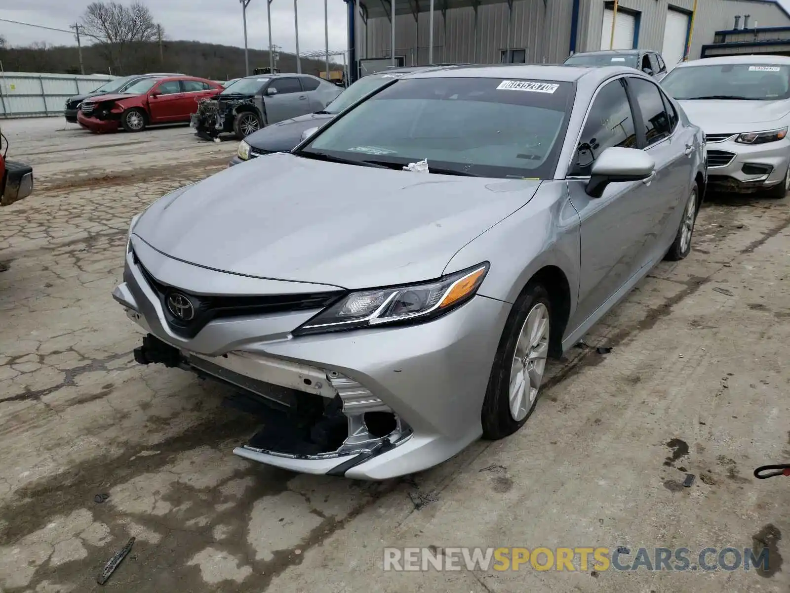 2 Photograph of a damaged car 4T1B11HK1KU772466 TOYOTA CAMRY 2019