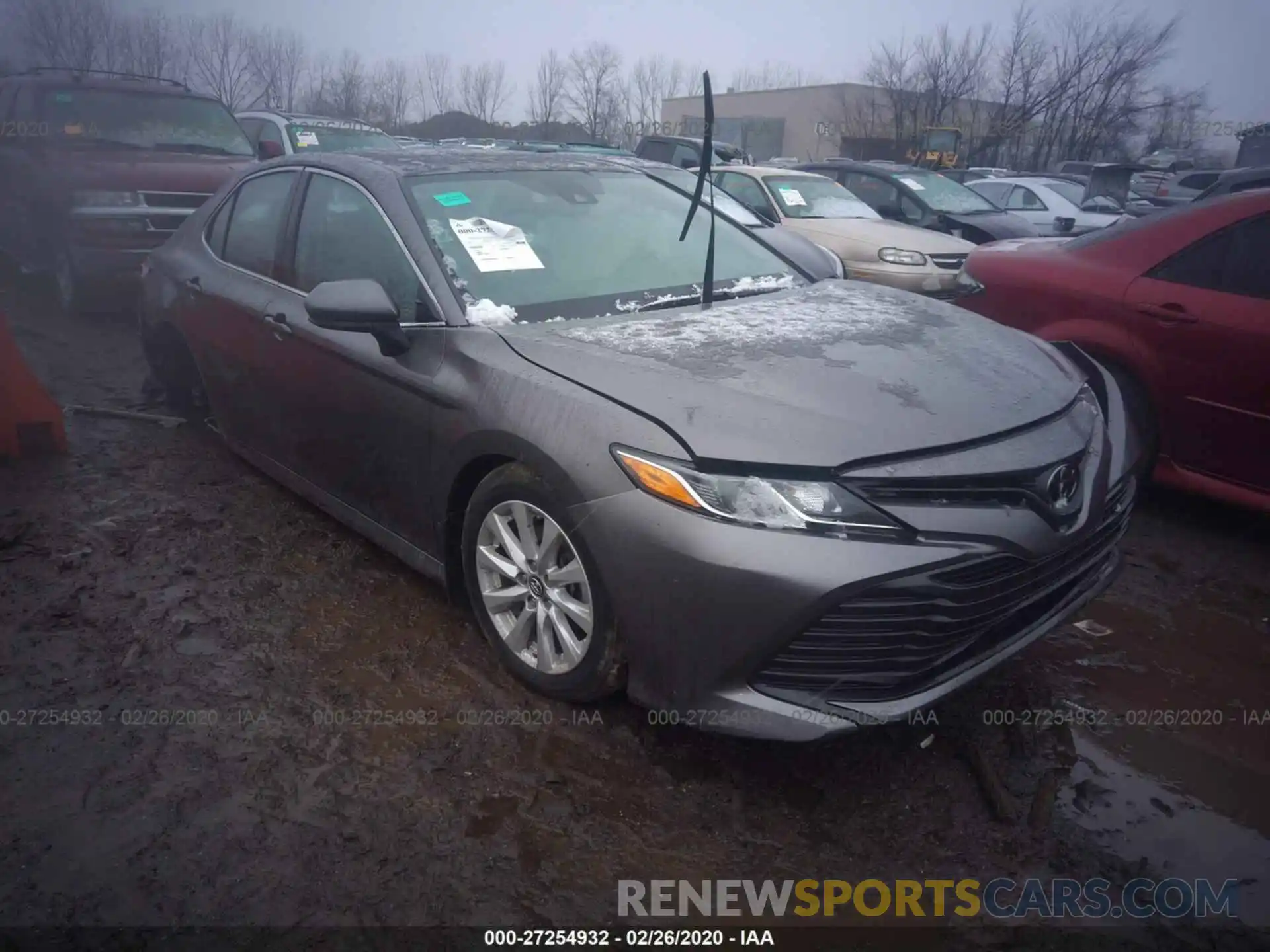 1 Photograph of a damaged car 4T1B11HK1KU772595 TOYOTA CAMRY 2019