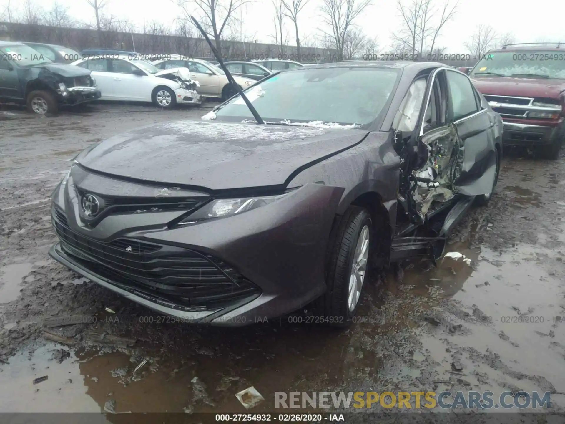 2 Photograph of a damaged car 4T1B11HK1KU772595 TOYOTA CAMRY 2019