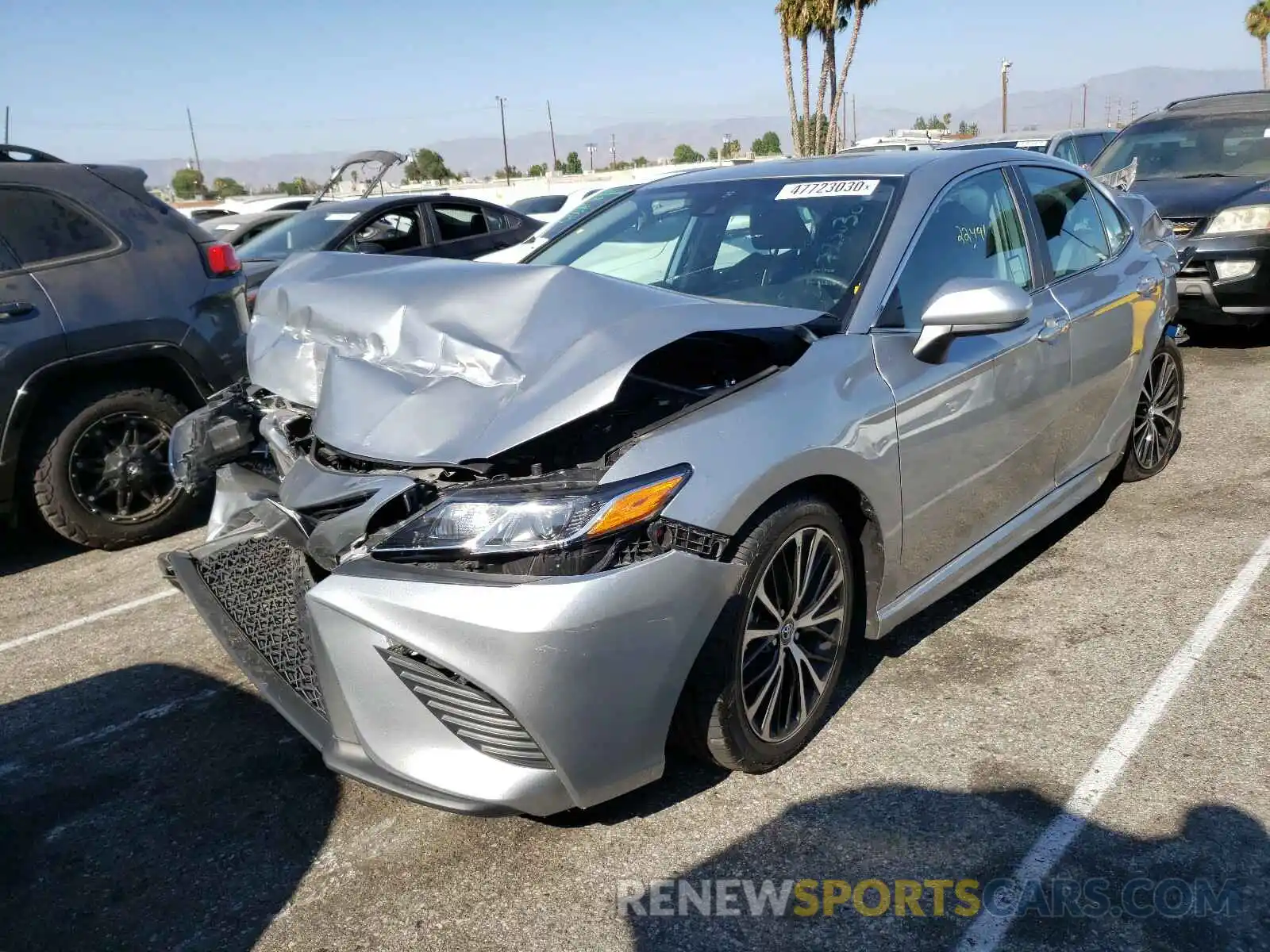 2 Photograph of a damaged car 4T1B11HK1KU773049 TOYOTA CAMRY 2019