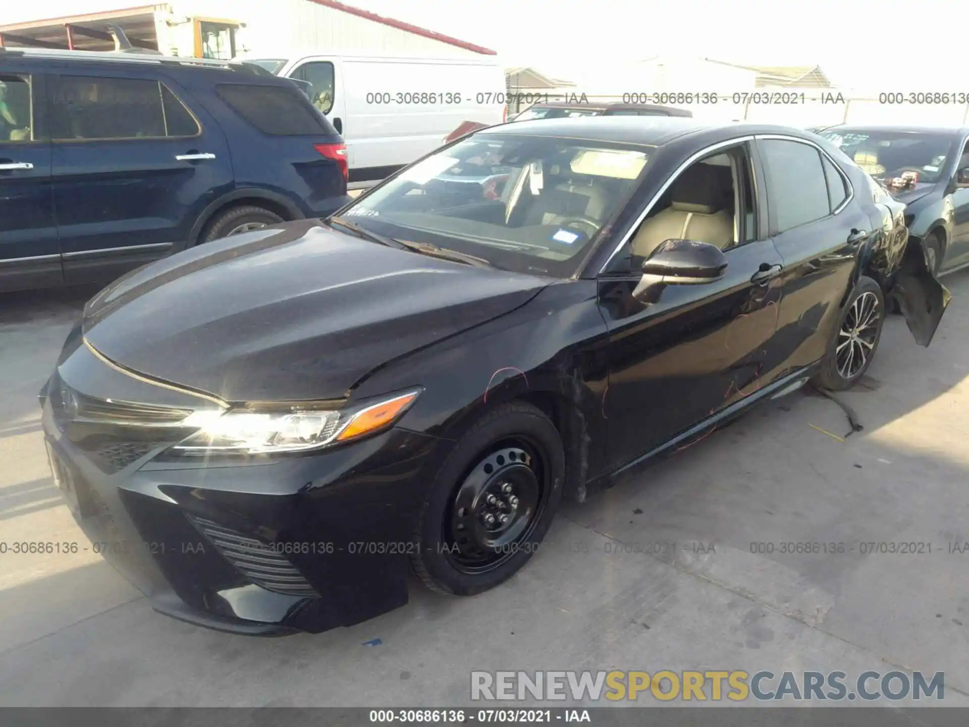 2 Photograph of a damaged car 4T1B11HK1KU778252 TOYOTA CAMRY 2019