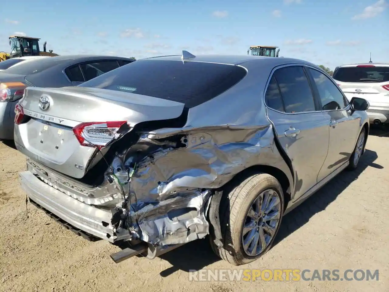 4 Photograph of a damaged car 4T1B11HK1KU778302 TOYOTA CAMRY 2019