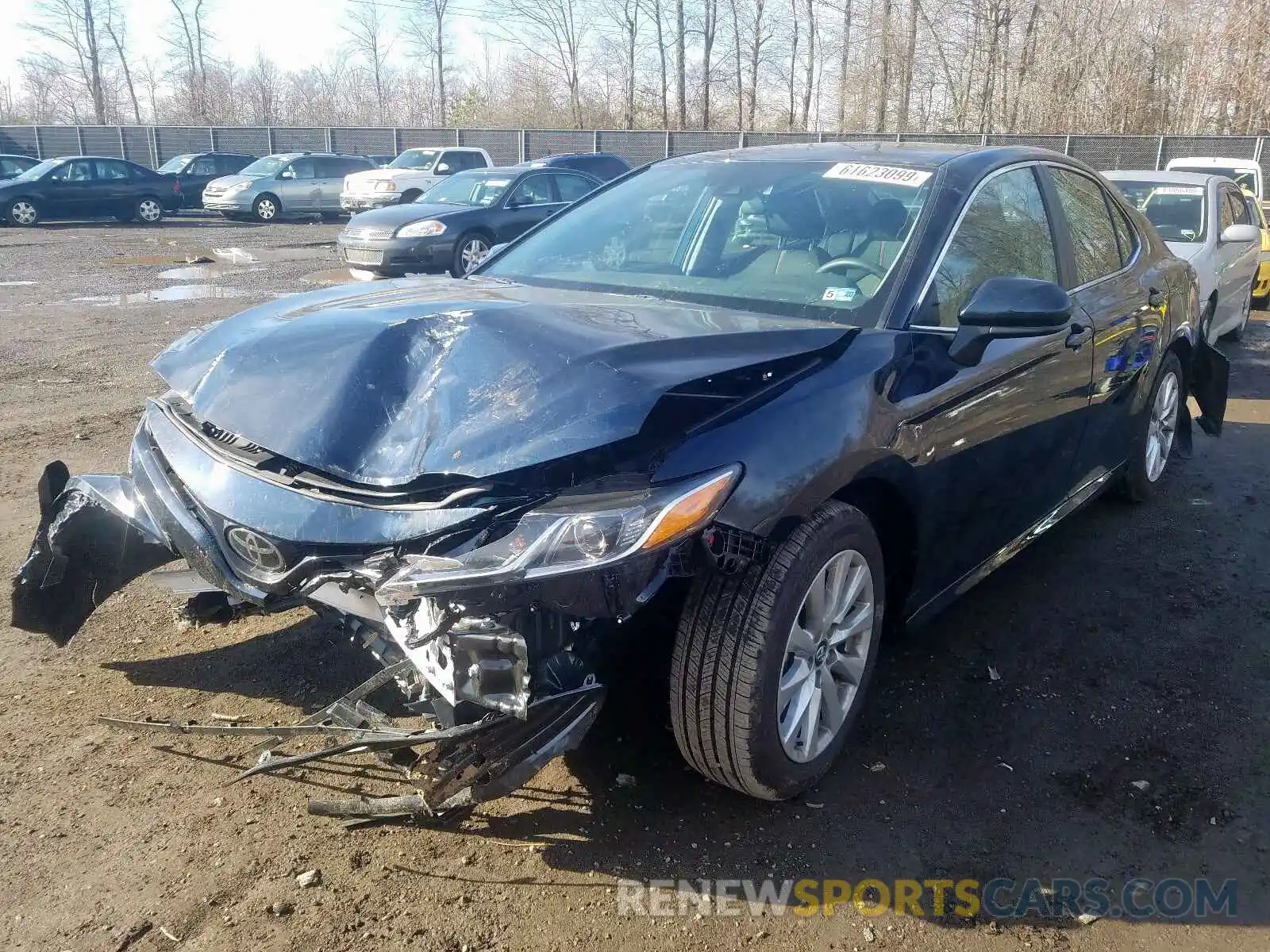 2 Photograph of a damaged car 4T1B11HK1KU781491 TOYOTA CAMRY 2019