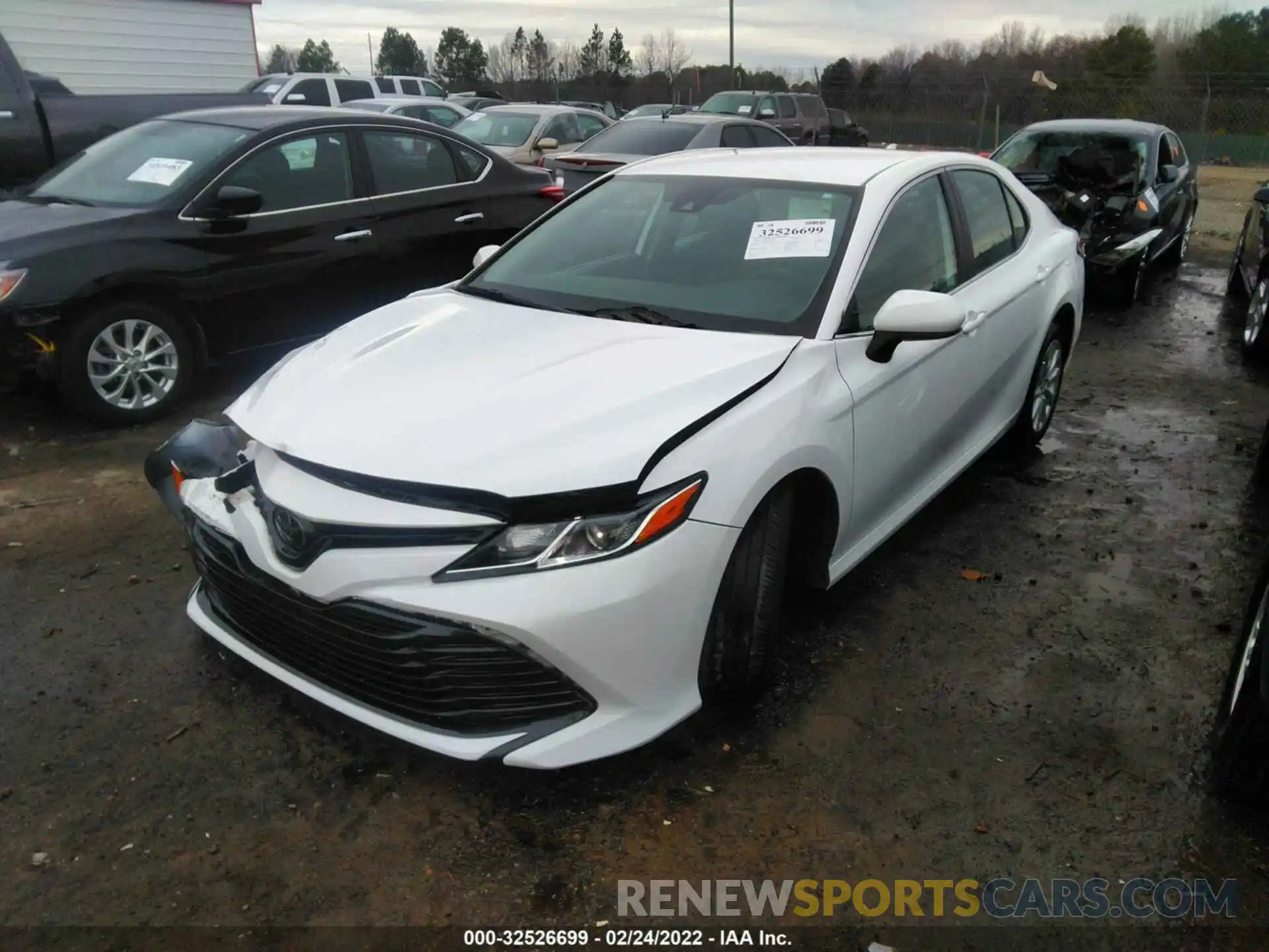 2 Photograph of a damaged car 4T1B11HK1KU784150 TOYOTA CAMRY 2019