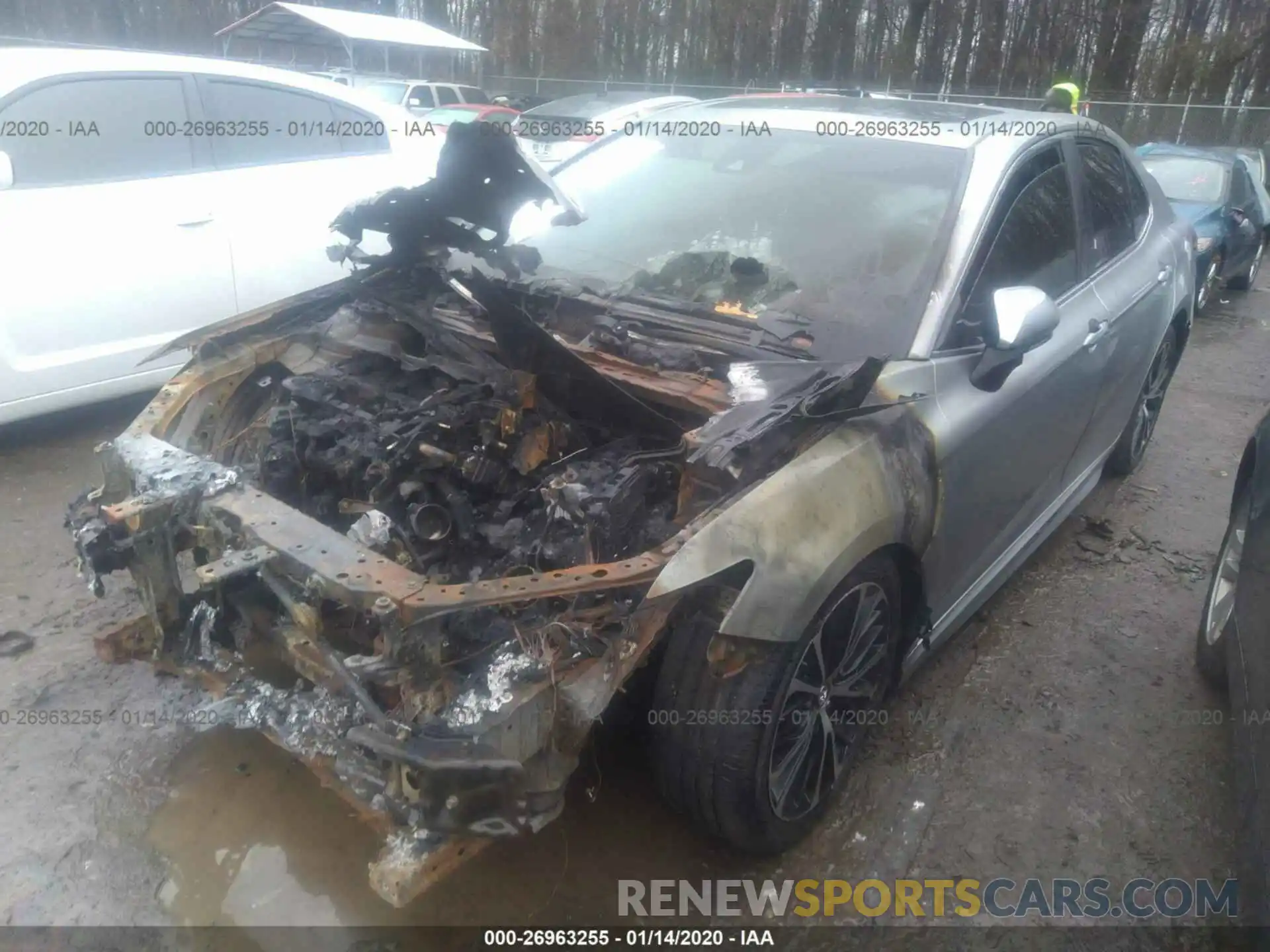 2 Photograph of a damaged car 4T1B11HK1KU784424 TOYOTA CAMRY 2019