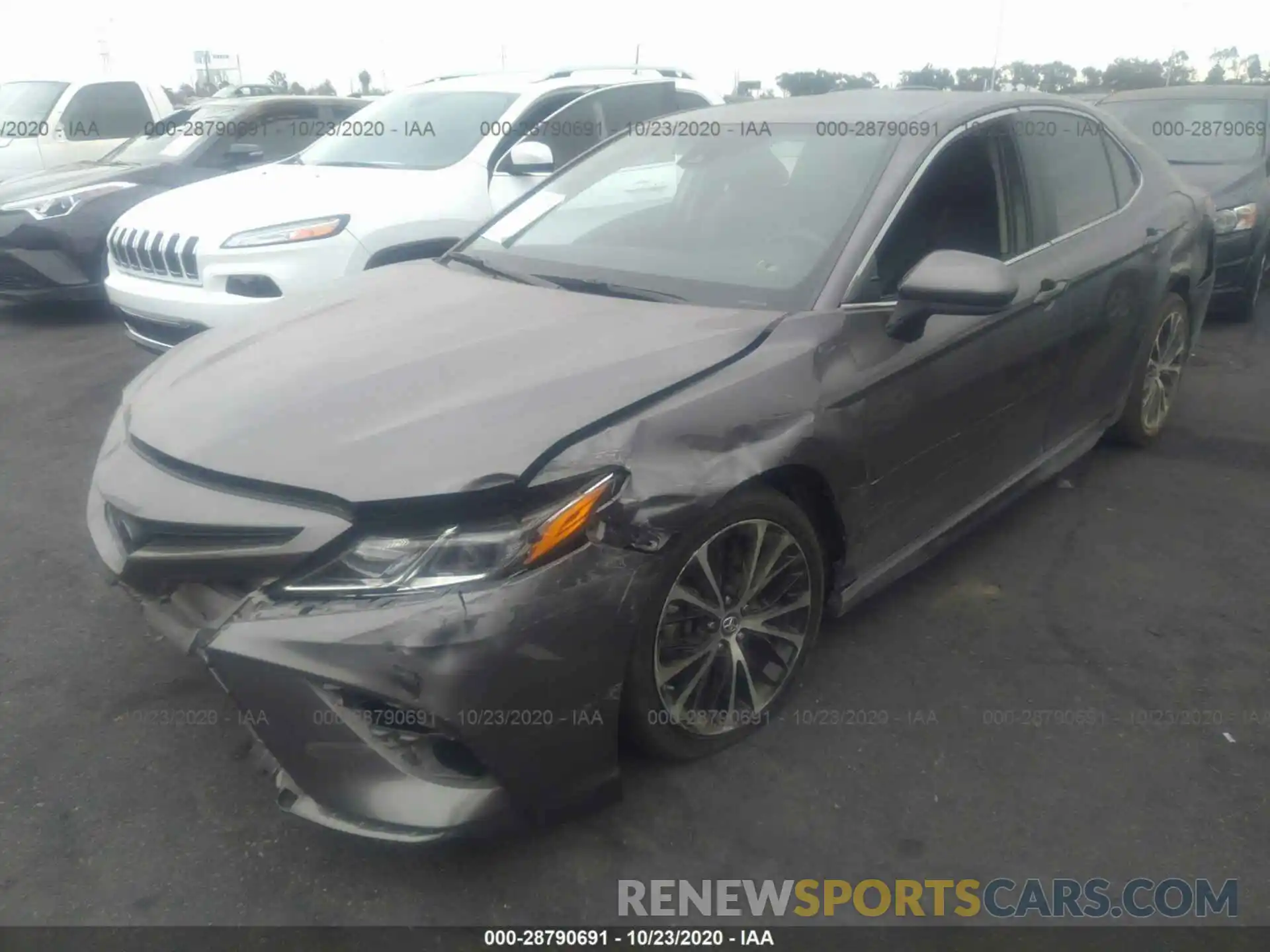 2 Photograph of a damaged car 4T1B11HK1KU784701 TOYOTA CAMRY 2019