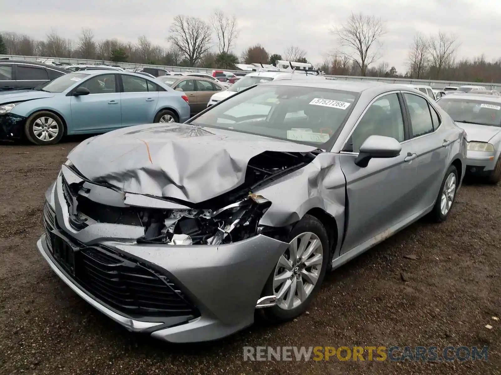 2 Photograph of a damaged car 4T1B11HK1KU789056 TOYOTA CAMRY 2019