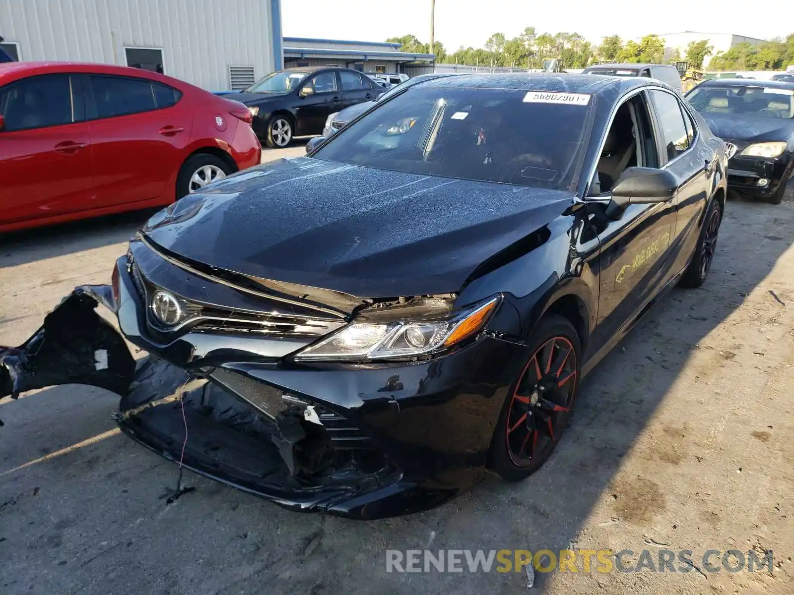 2 Photograph of a damaged car 4T1B11HK1KU791325 TOYOTA CAMRY 2019