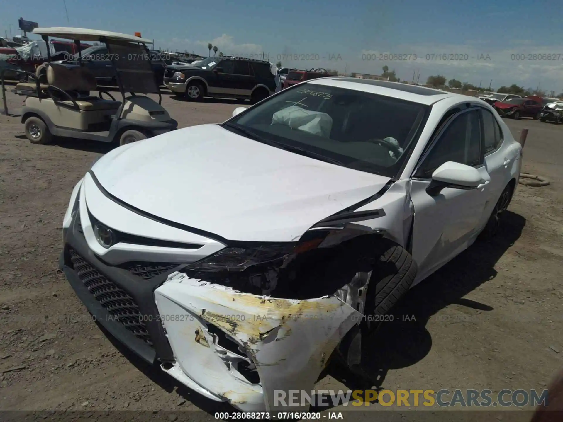 2 Photograph of a damaged car 4T1B11HK1KU796783 TOYOTA CAMRY 2019