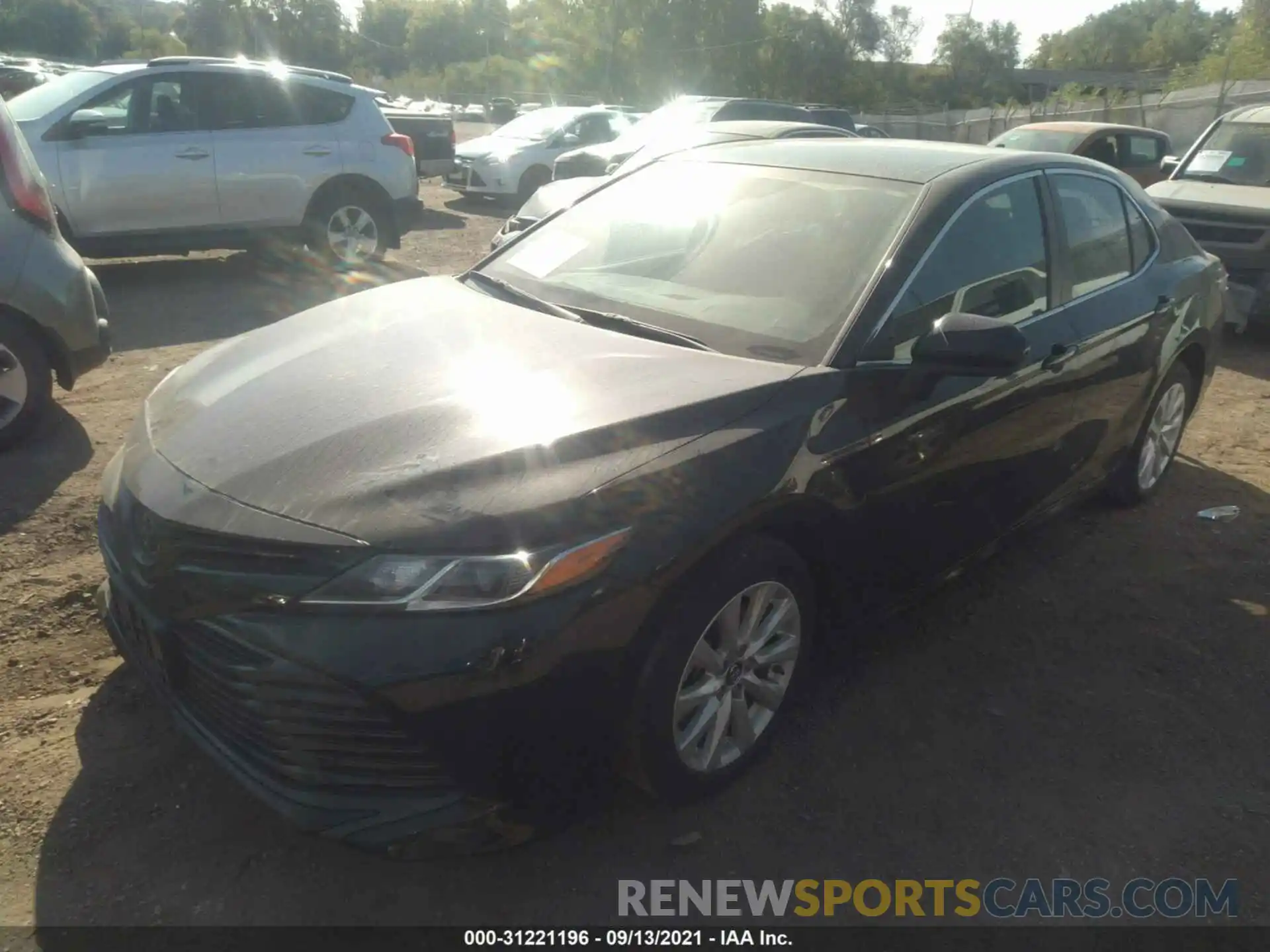 2 Photograph of a damaged car 4T1B11HK1KU801156 TOYOTA CAMRY 2019