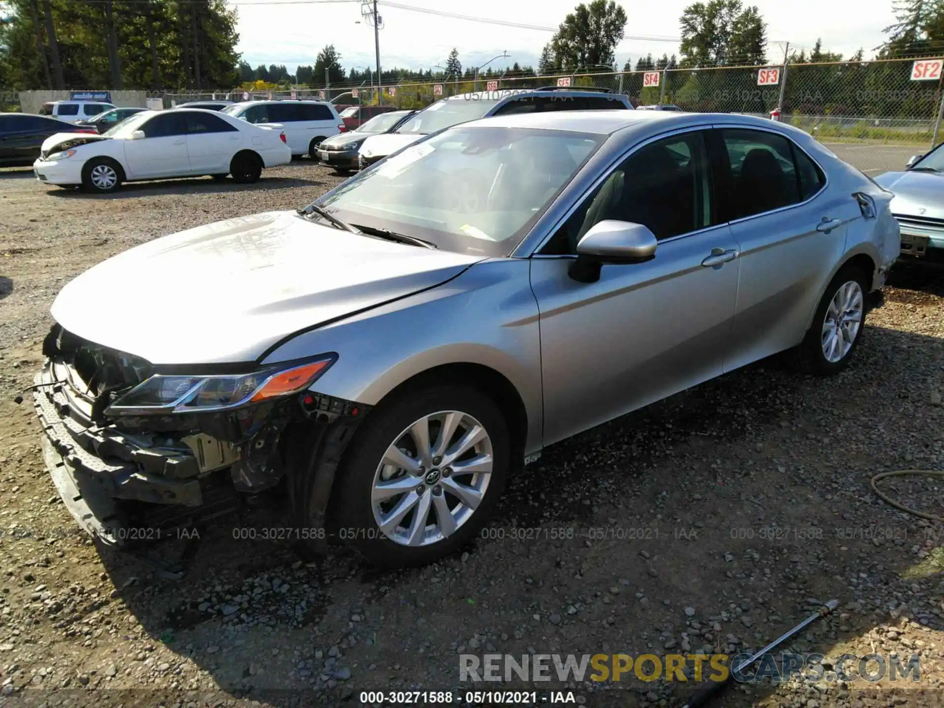 2 Photograph of a damaged car 4T1B11HK1KU802047 TOYOTA CAMRY 2019