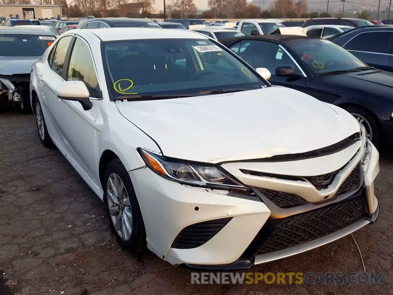 1 Photograph of a damaged car 4T1B11HK1KU802503 TOYOTA CAMRY 2019