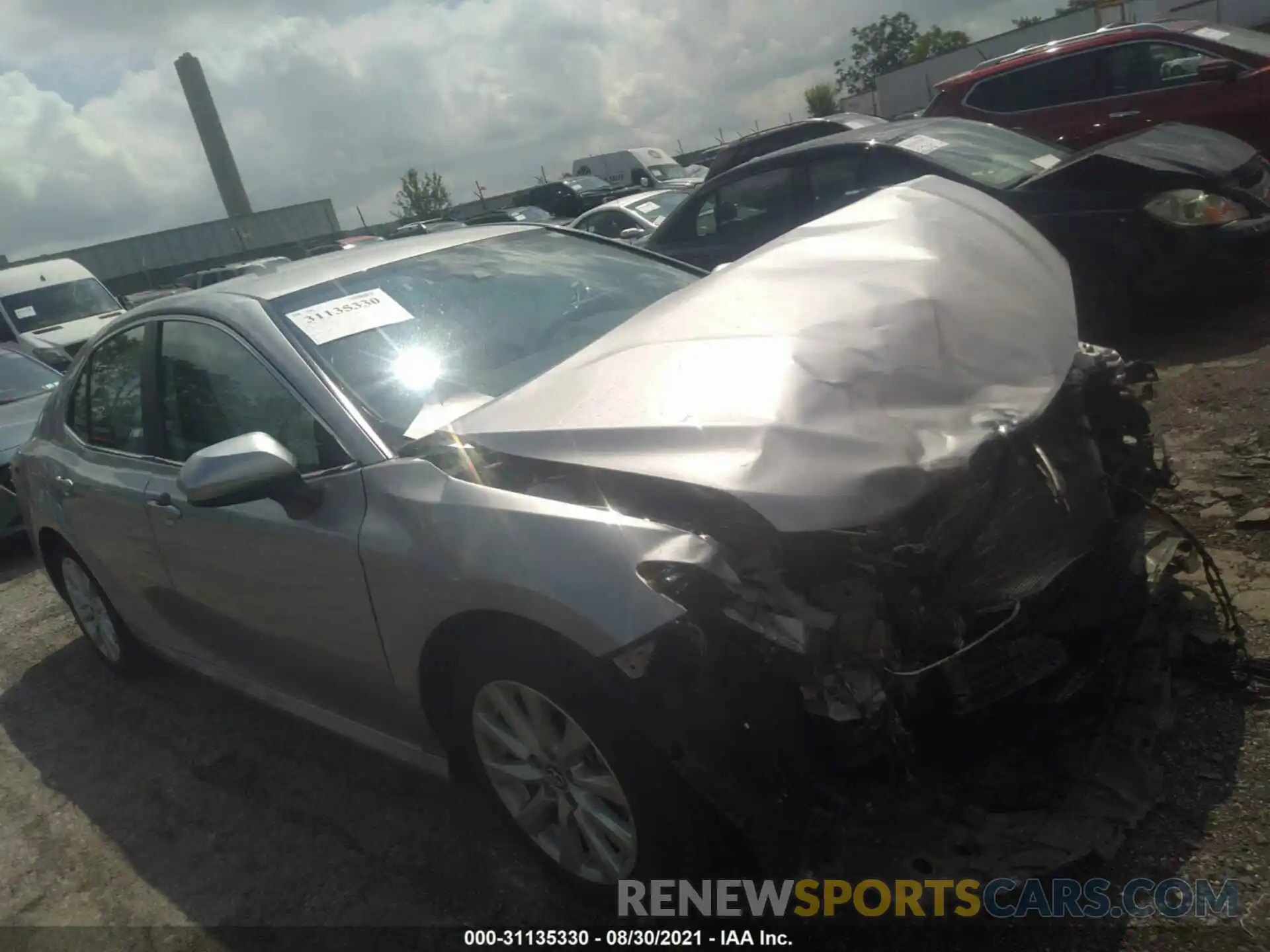 1 Photograph of a damaged car 4T1B11HK1KU802940 TOYOTA CAMRY 2019