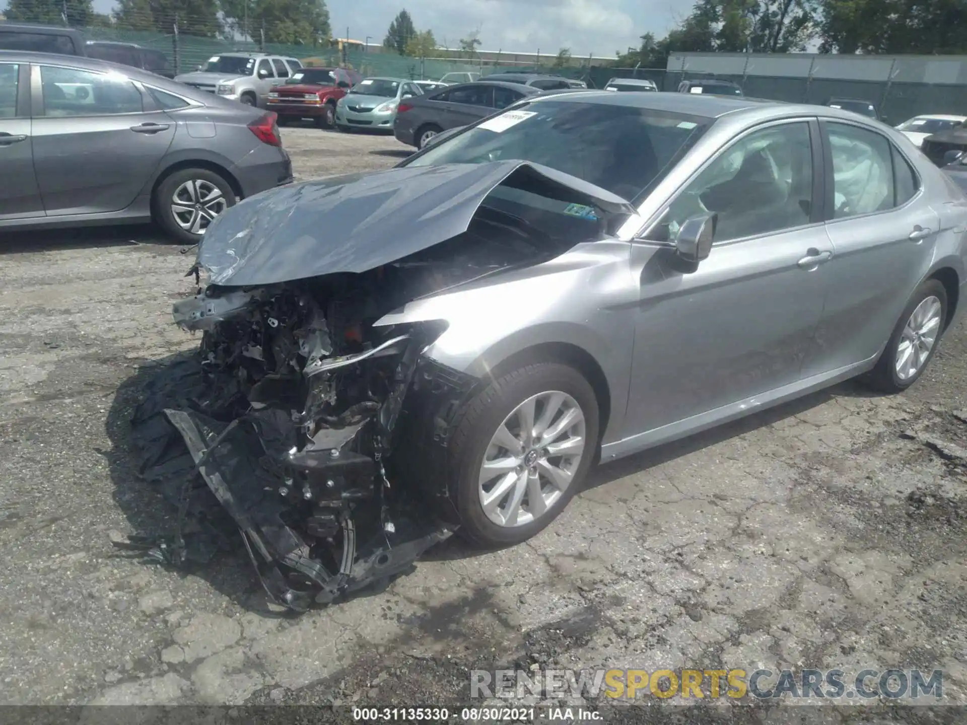 2 Photograph of a damaged car 4T1B11HK1KU802940 TOYOTA CAMRY 2019