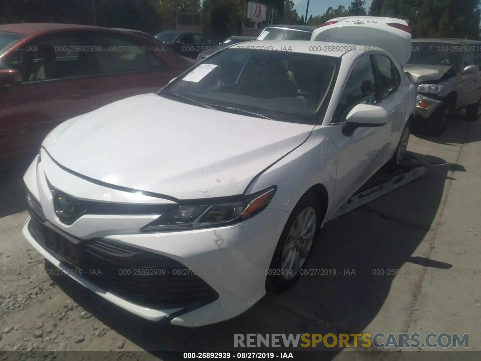 2 Photograph of a damaged car 4T1B11HK1KU803408 TOYOTA CAMRY 2019