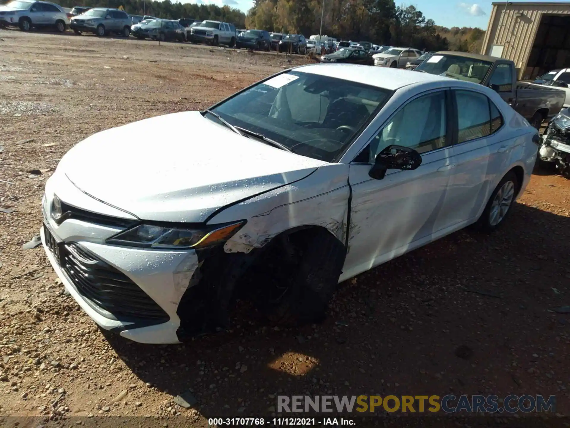 2 Photograph of a damaged car 4T1B11HK1KU803523 TOYOTA CAMRY 2019