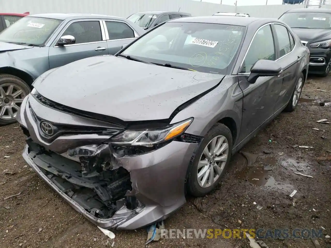 2 Photograph of a damaged car 4T1B11HK1KU805773 TOYOTA CAMRY 2019