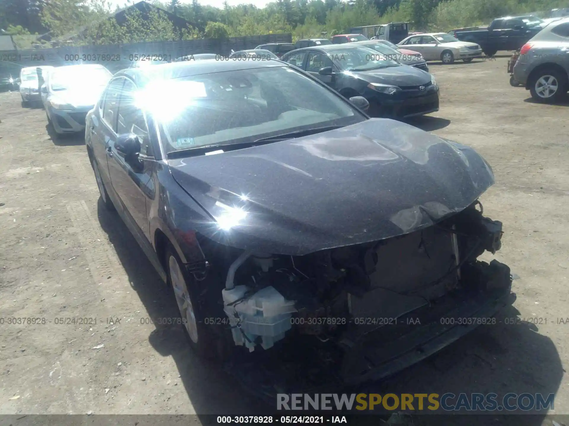 1 Photograph of a damaged car 4T1B11HK1KU807846 TOYOTA CAMRY 2019