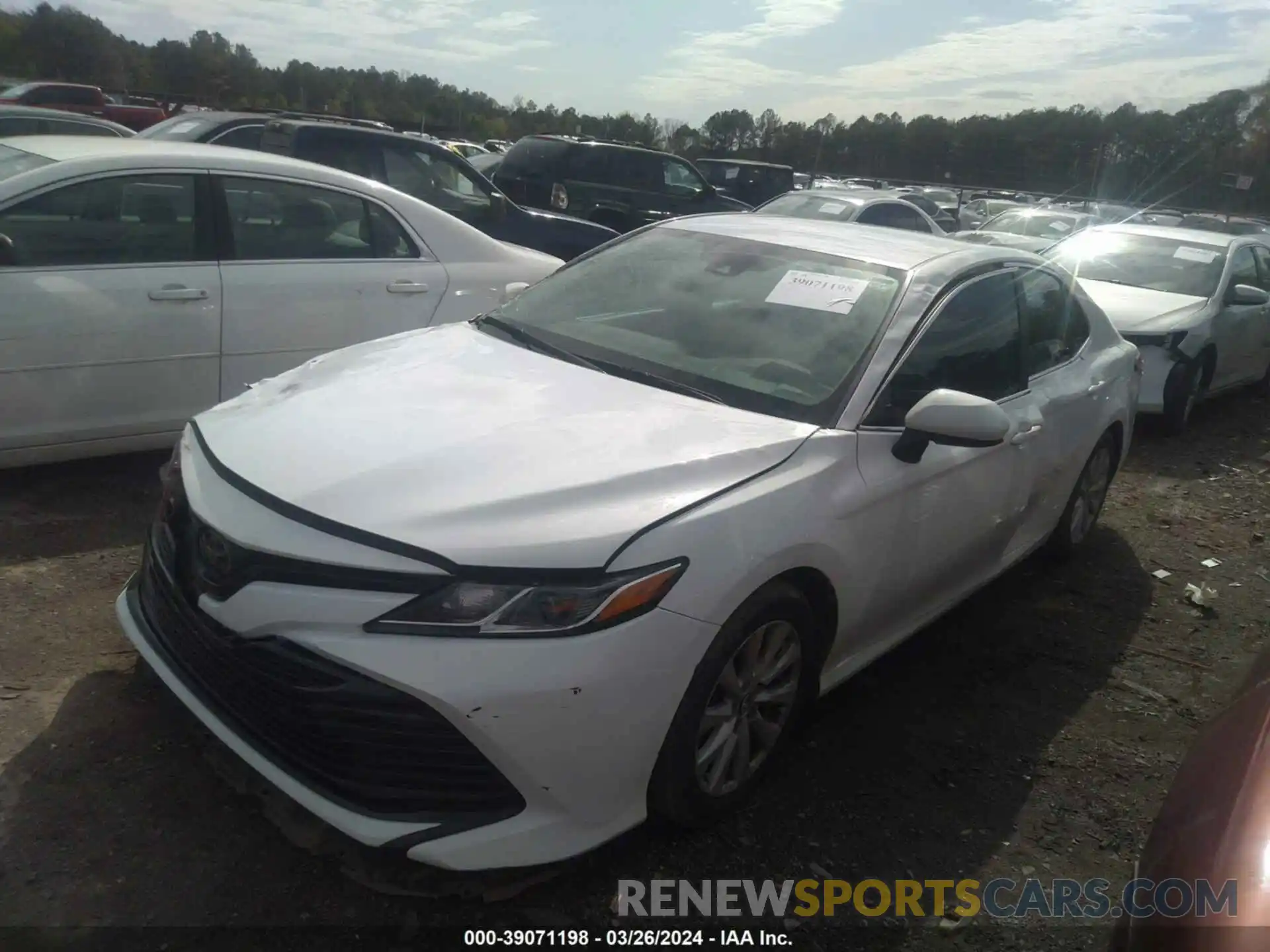 2 Photograph of a damaged car 4T1B11HK1KU808902 TOYOTA CAMRY 2019