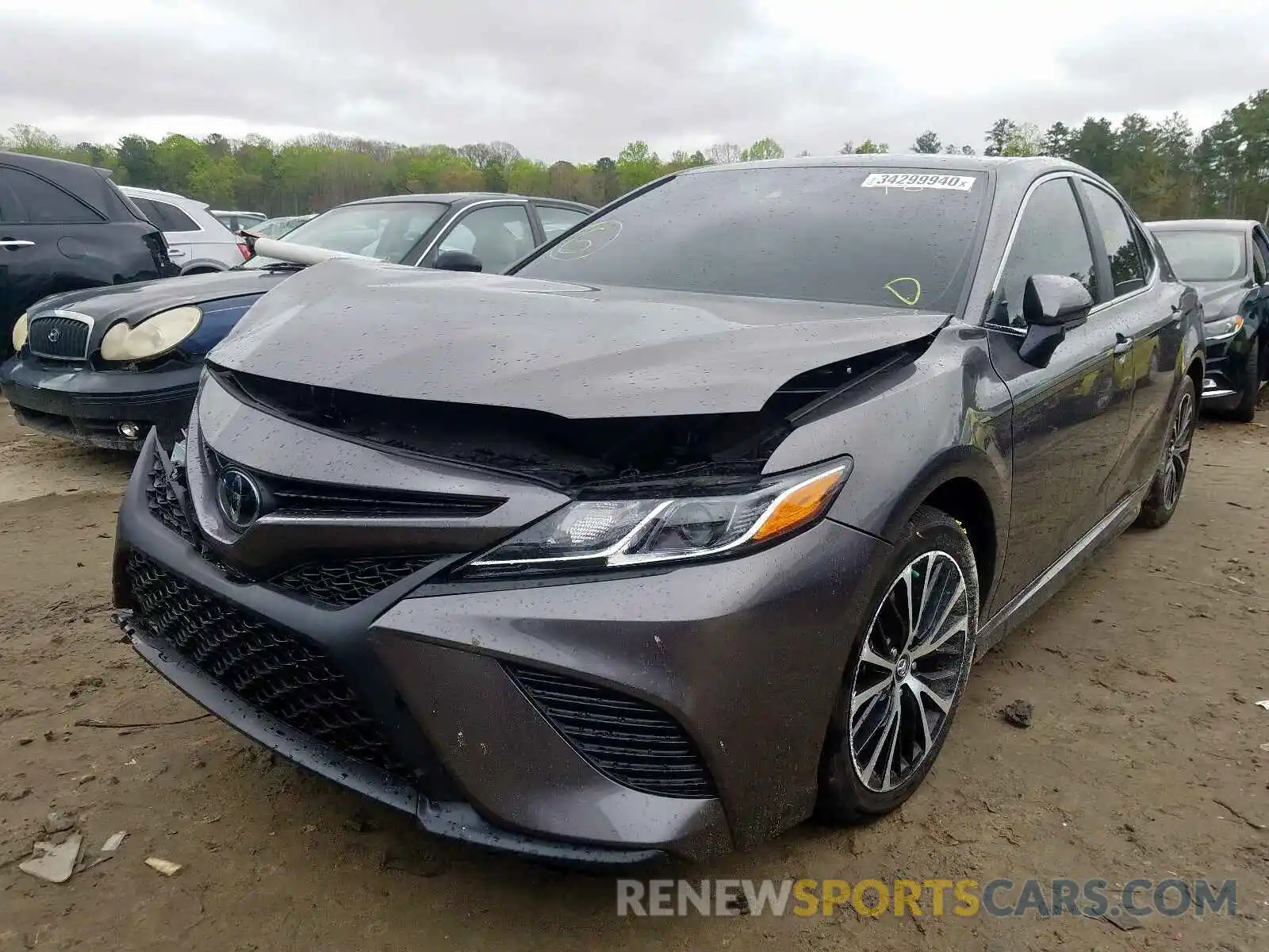 2 Photograph of a damaged car 4T1B11HK1KU809869 TOYOTA CAMRY 2019