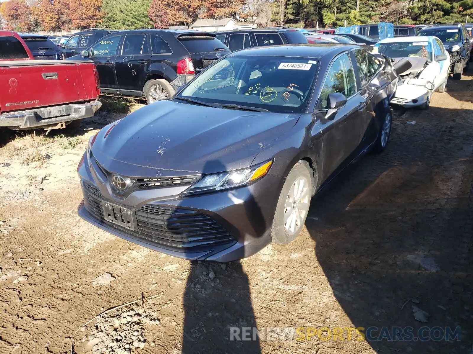 2 Photograph of a damaged car 4T1B11HK1KU810438 TOYOTA CAMRY 2019