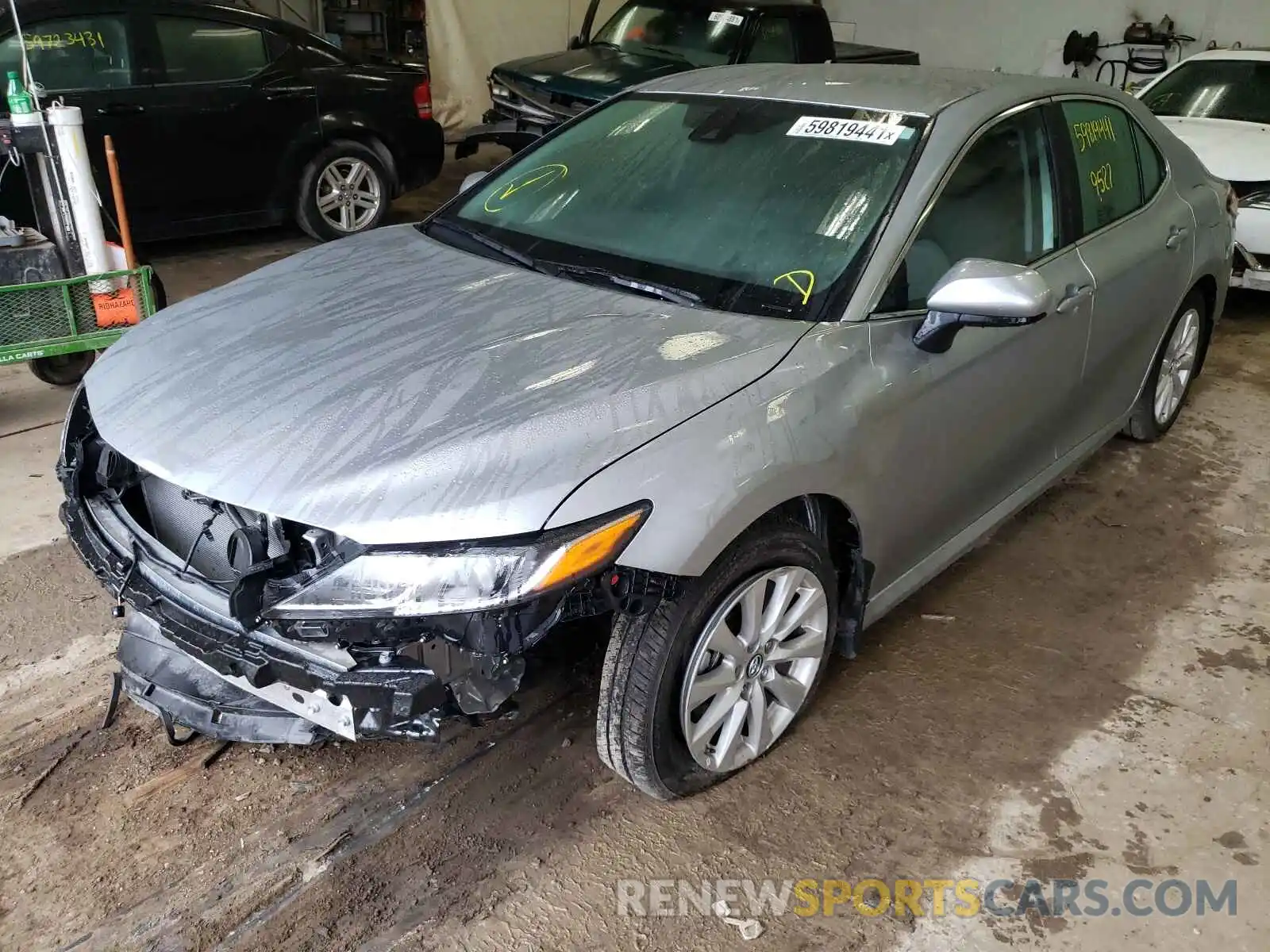 2 Photograph of a damaged car 4T1B11HK1KU811539 TOYOTA CAMRY 2019