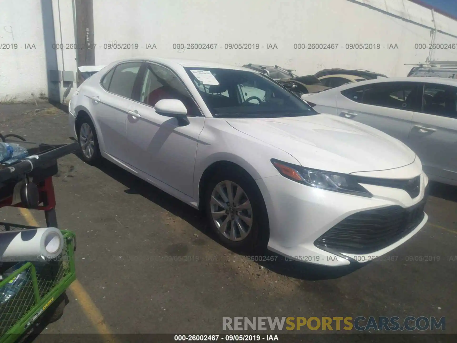 1 Photograph of a damaged car 4T1B11HK1KU812528 TOYOTA CAMRY 2019