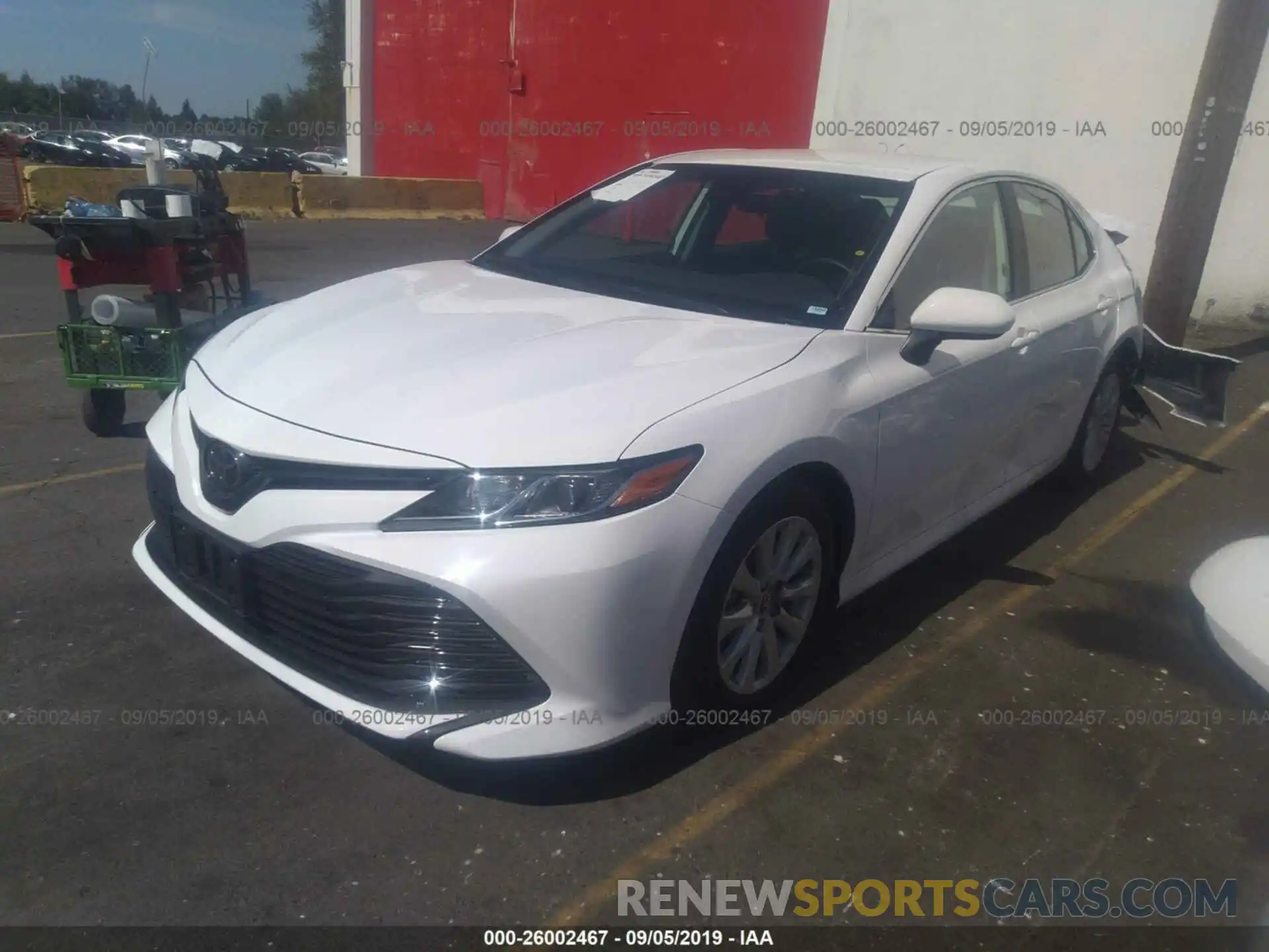 2 Photograph of a damaged car 4T1B11HK1KU812528 TOYOTA CAMRY 2019