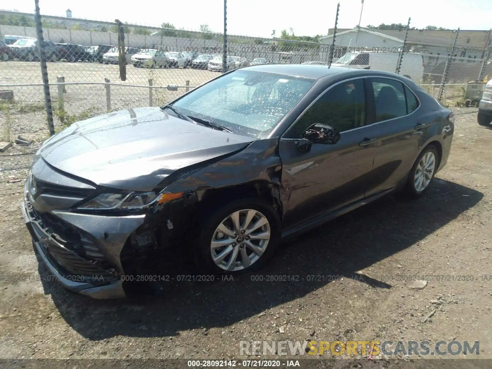 2 Photograph of a damaged car 4T1B11HK1KU812531 TOYOTA CAMRY 2019