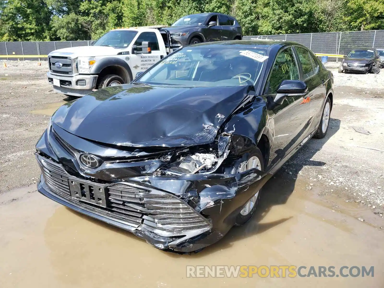 2 Photograph of a damaged car 4T1B11HK1KU814361 TOYOTA CAMRY 2019