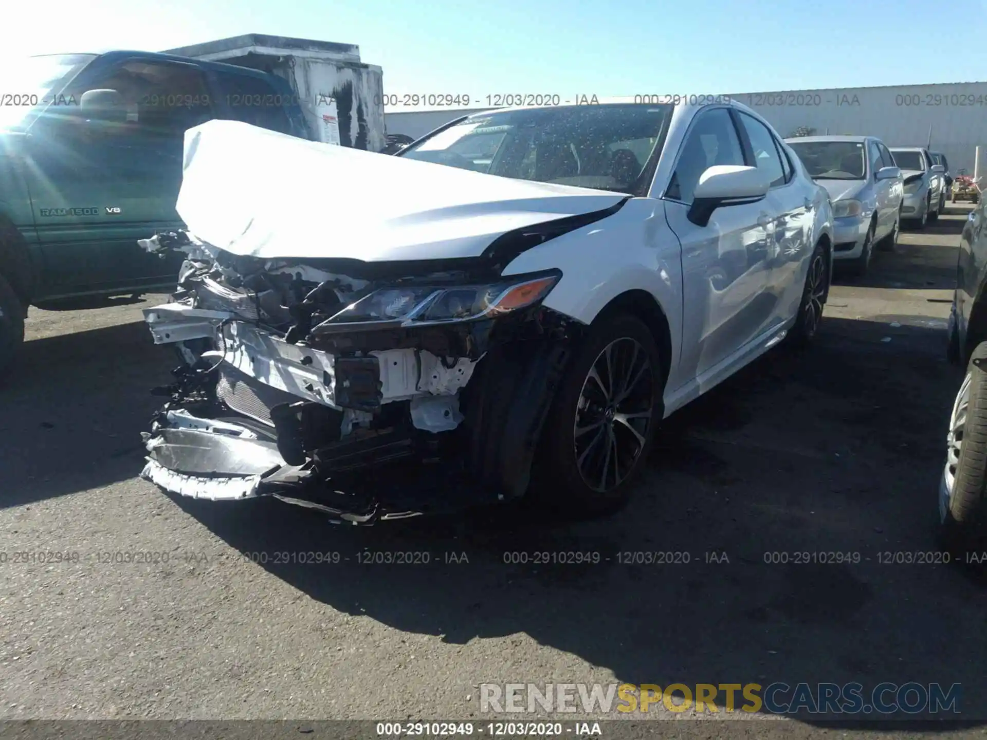 2 Photograph of a damaged car 4T1B11HK1KU815087 TOYOTA CAMRY 2019