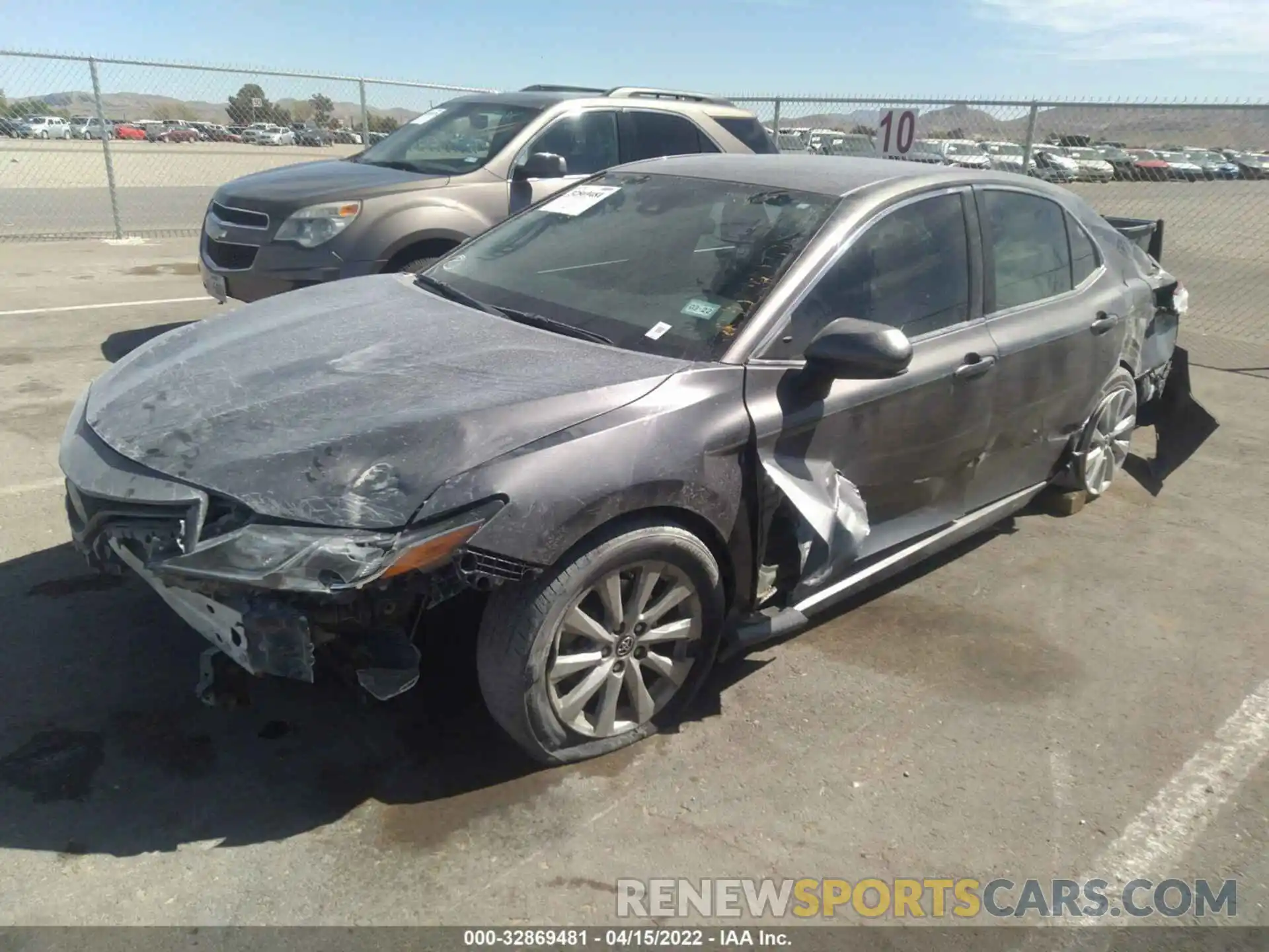 2 Photograph of a damaged car 4T1B11HK1KU815154 TOYOTA CAMRY 2019