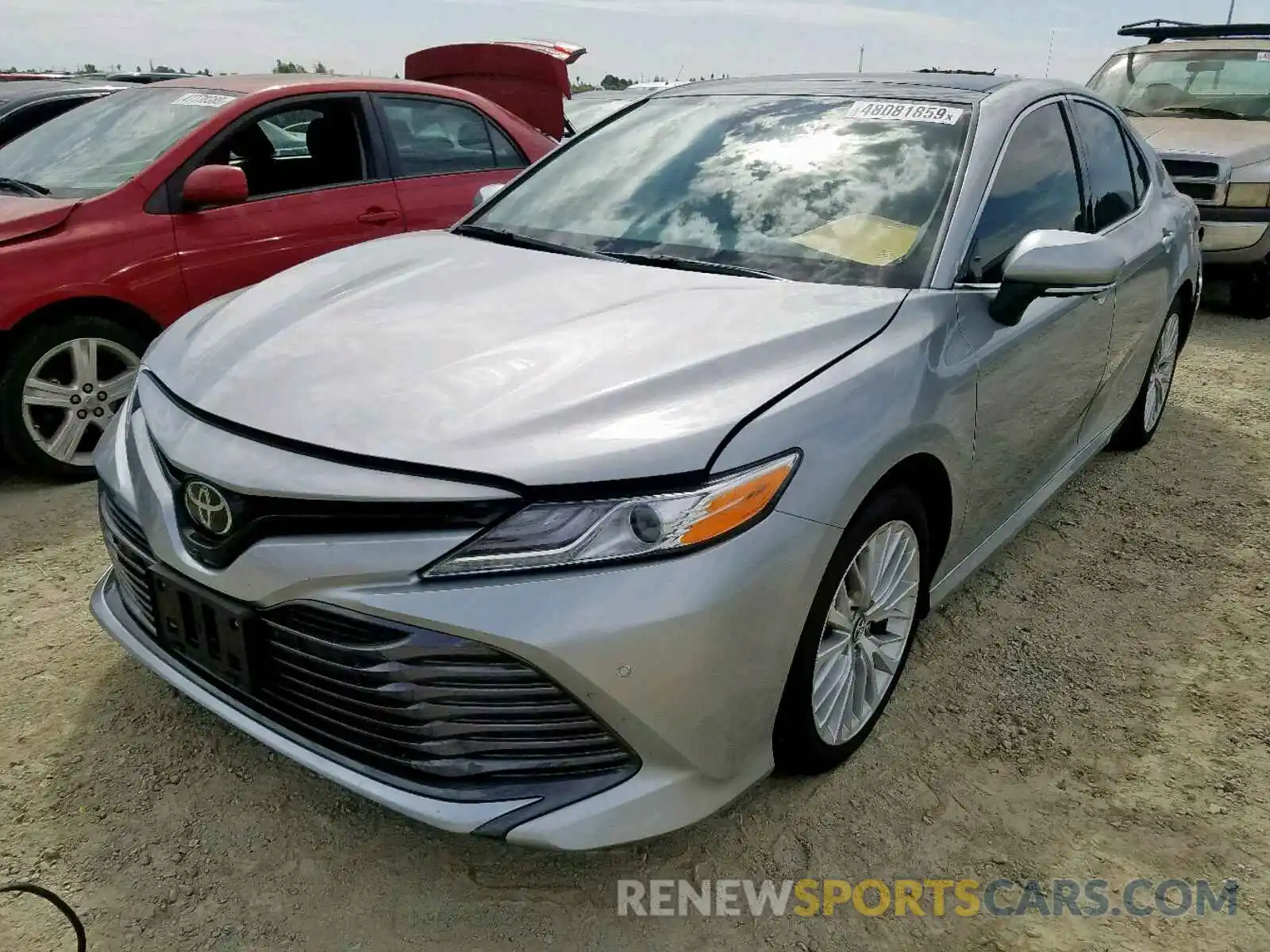 2 Photograph of a damaged car 4T1B11HK1KU815848 TOYOTA CAMRY 2019