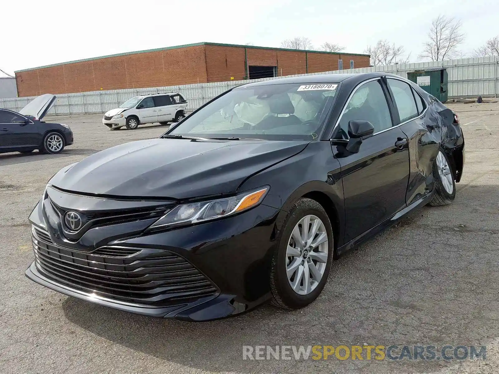 2 Photograph of a damaged car 4T1B11HK1KU816143 TOYOTA CAMRY 2019