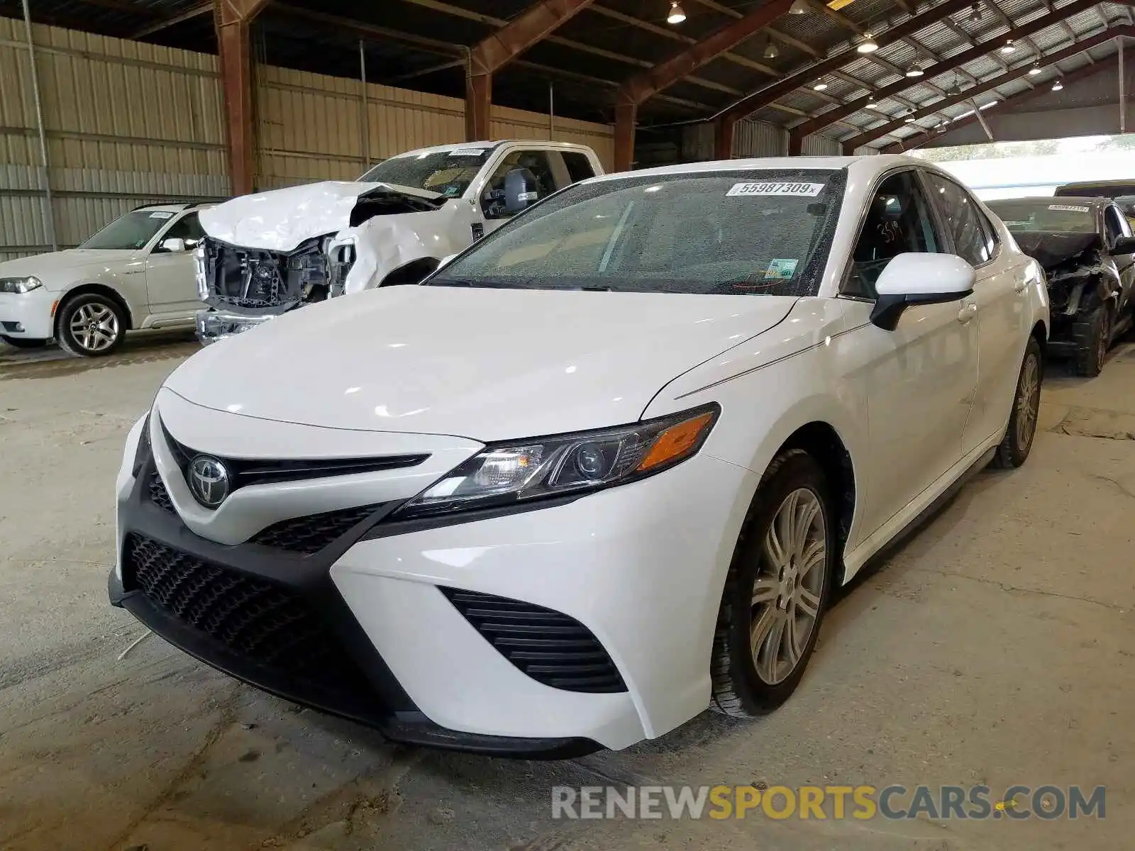 2 Photograph of a damaged car 4T1B11HK1KU816448 TOYOTA CAMRY 2019