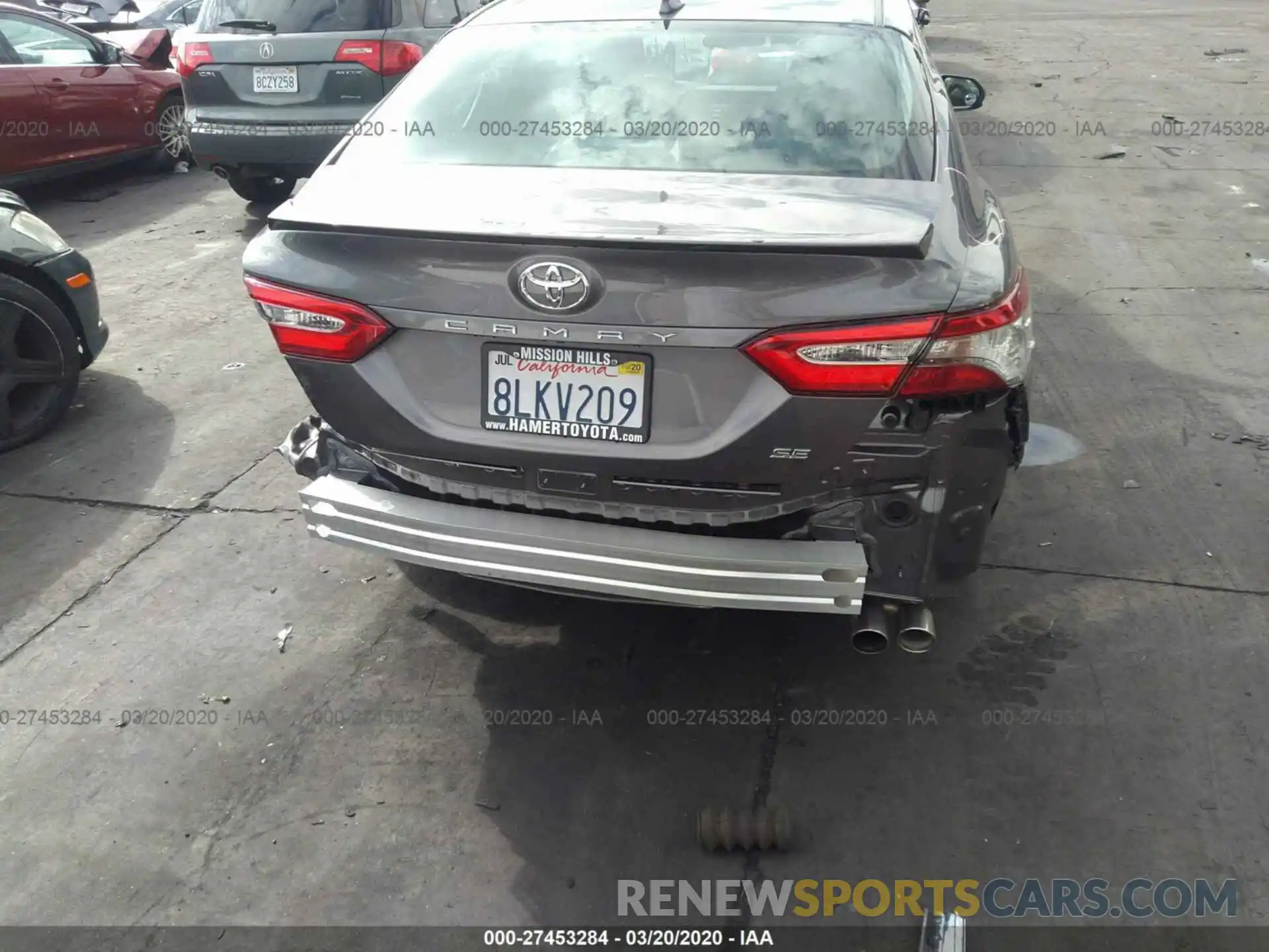 6 Photograph of a damaged car 4T1B11HK1KU816711 TOYOTA CAMRY 2019