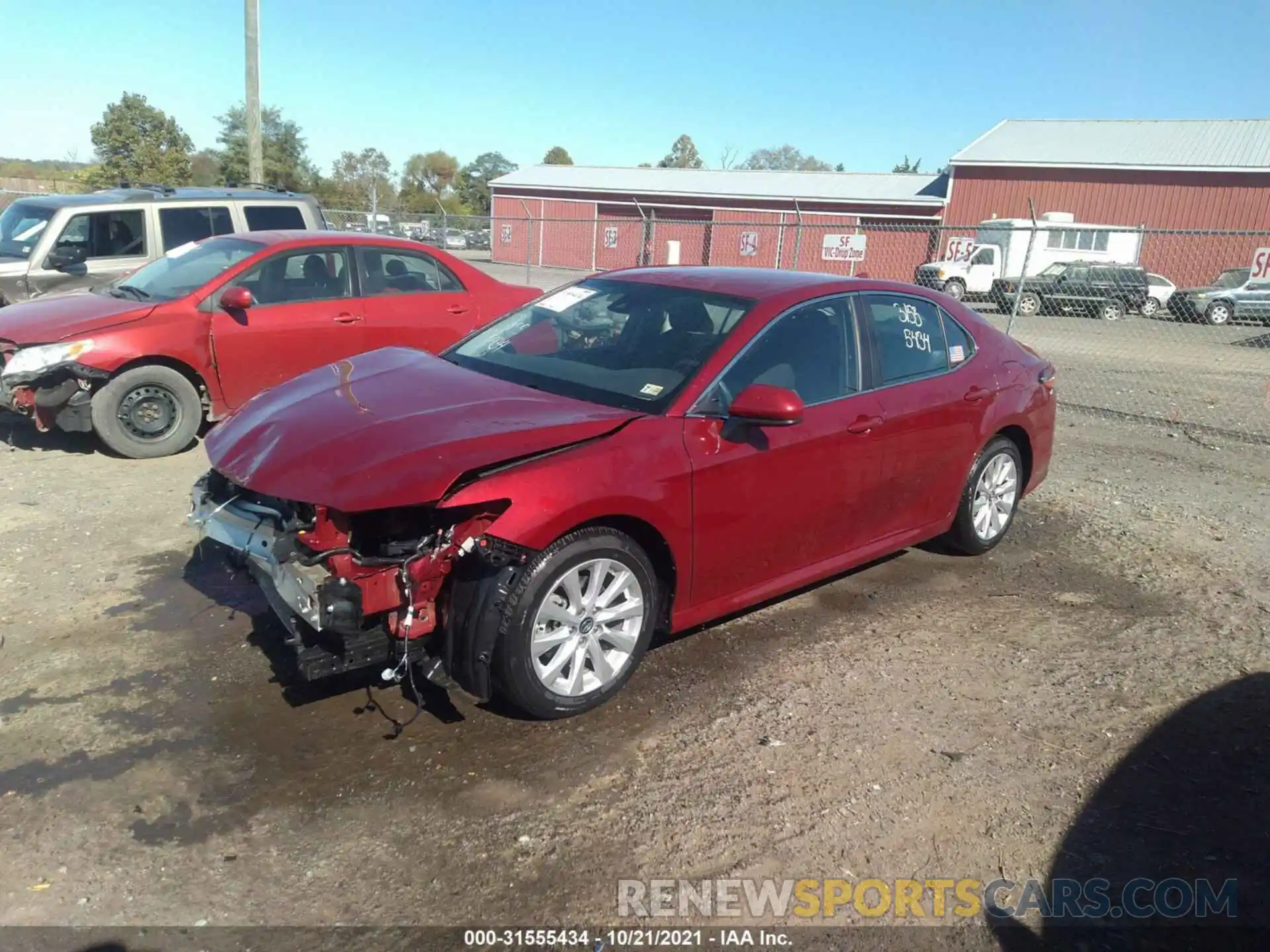 2 Photograph of a damaged car 4T1B11HK1KU818166 TOYOTA CAMRY 2019