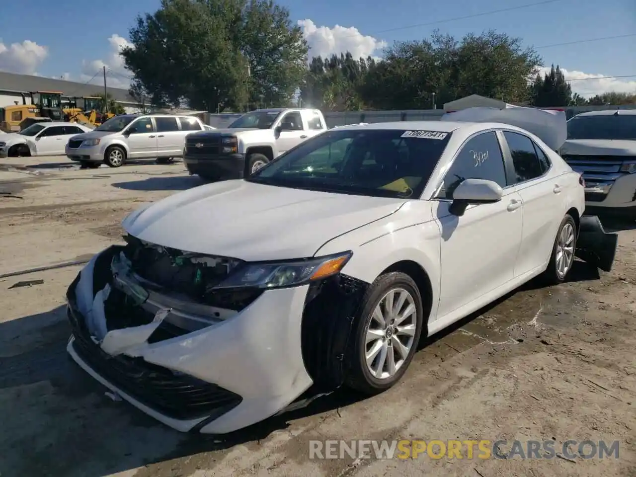 2 Photograph of a damaged car 4T1B11HK1KU827269 TOYOTA CAMRY 2019