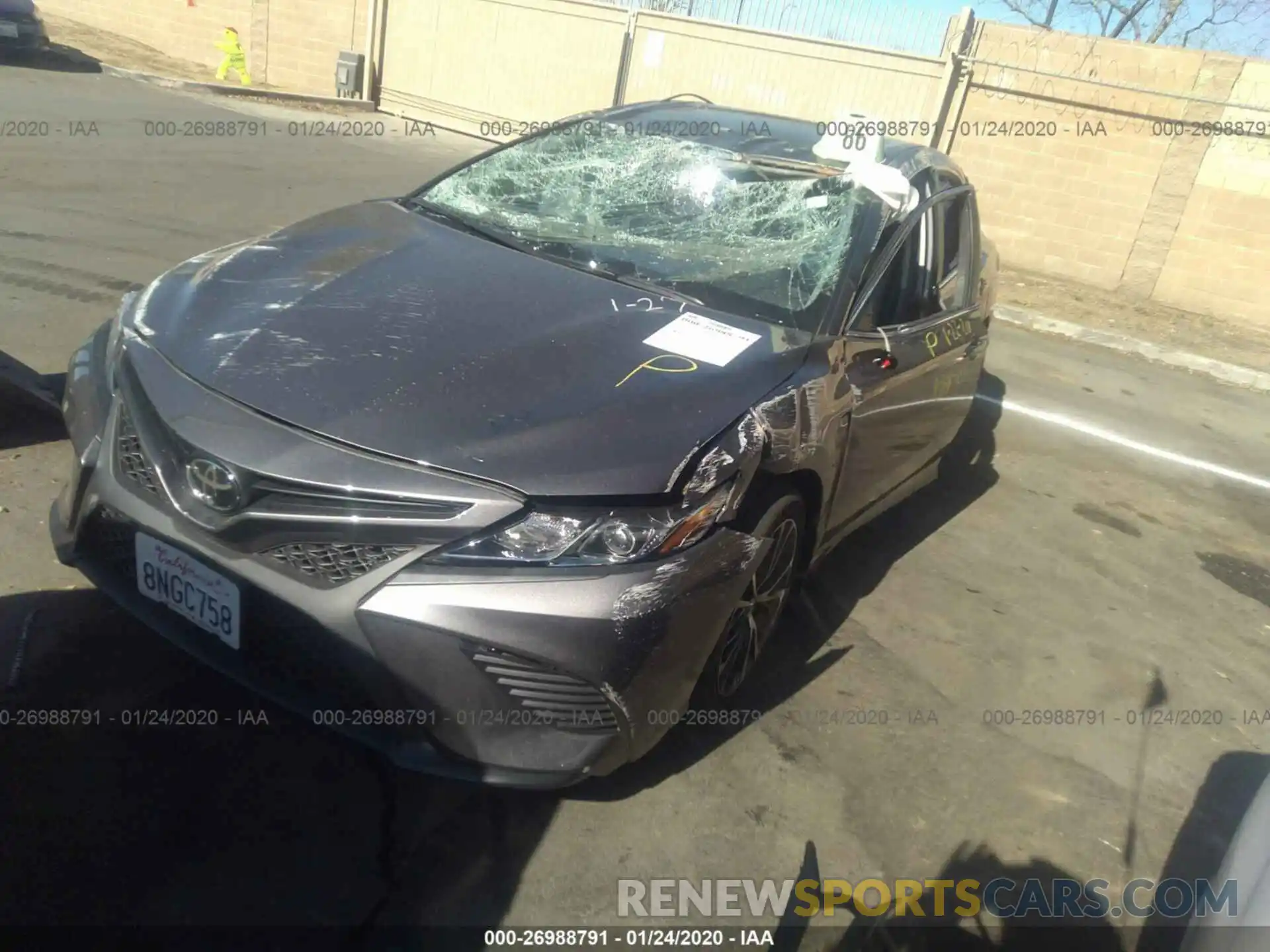 2 Photograph of a damaged car 4T1B11HK1KU830270 TOYOTA CAMRY 2019