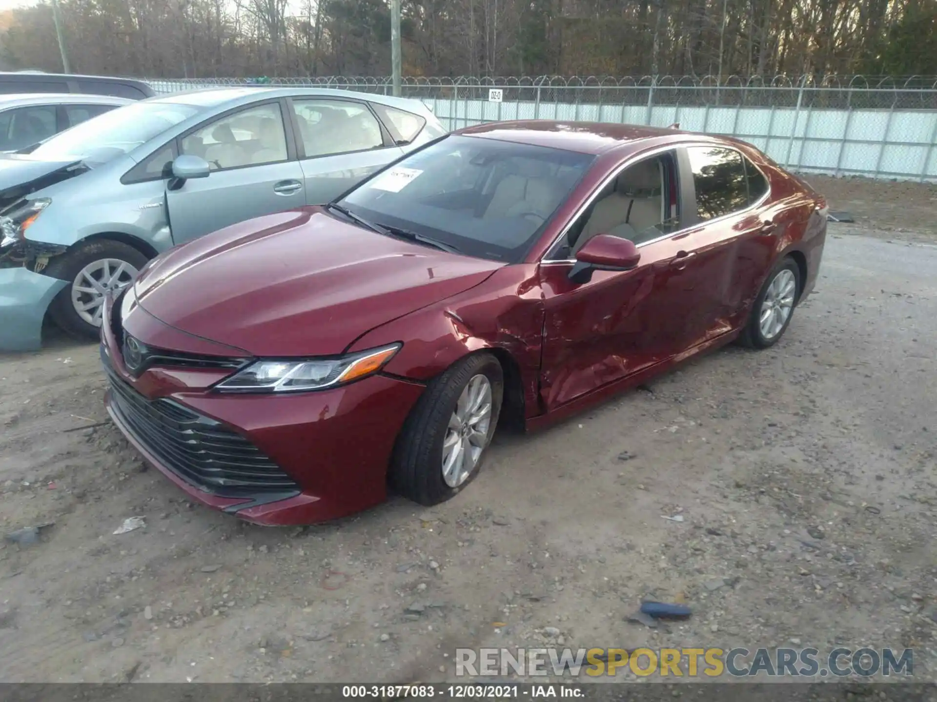 2 Photograph of a damaged car 4T1B11HK1KU830592 TOYOTA CAMRY 2019