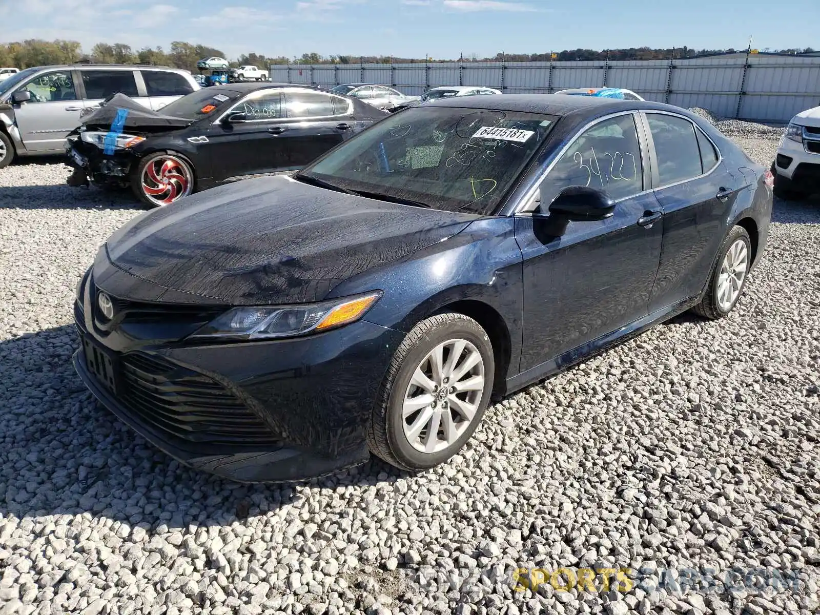 2 Photograph of a damaged car 4T1B11HK1KU833685 TOYOTA CAMRY 2019