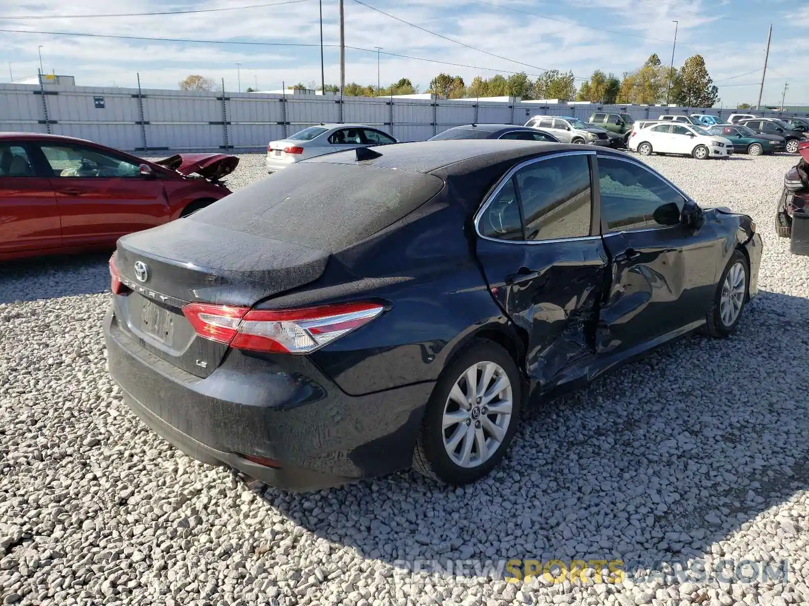 4 Фотография поврежденного автомобиля 4T1B11HK1KU833685 TOYOTA CAMRY 2019