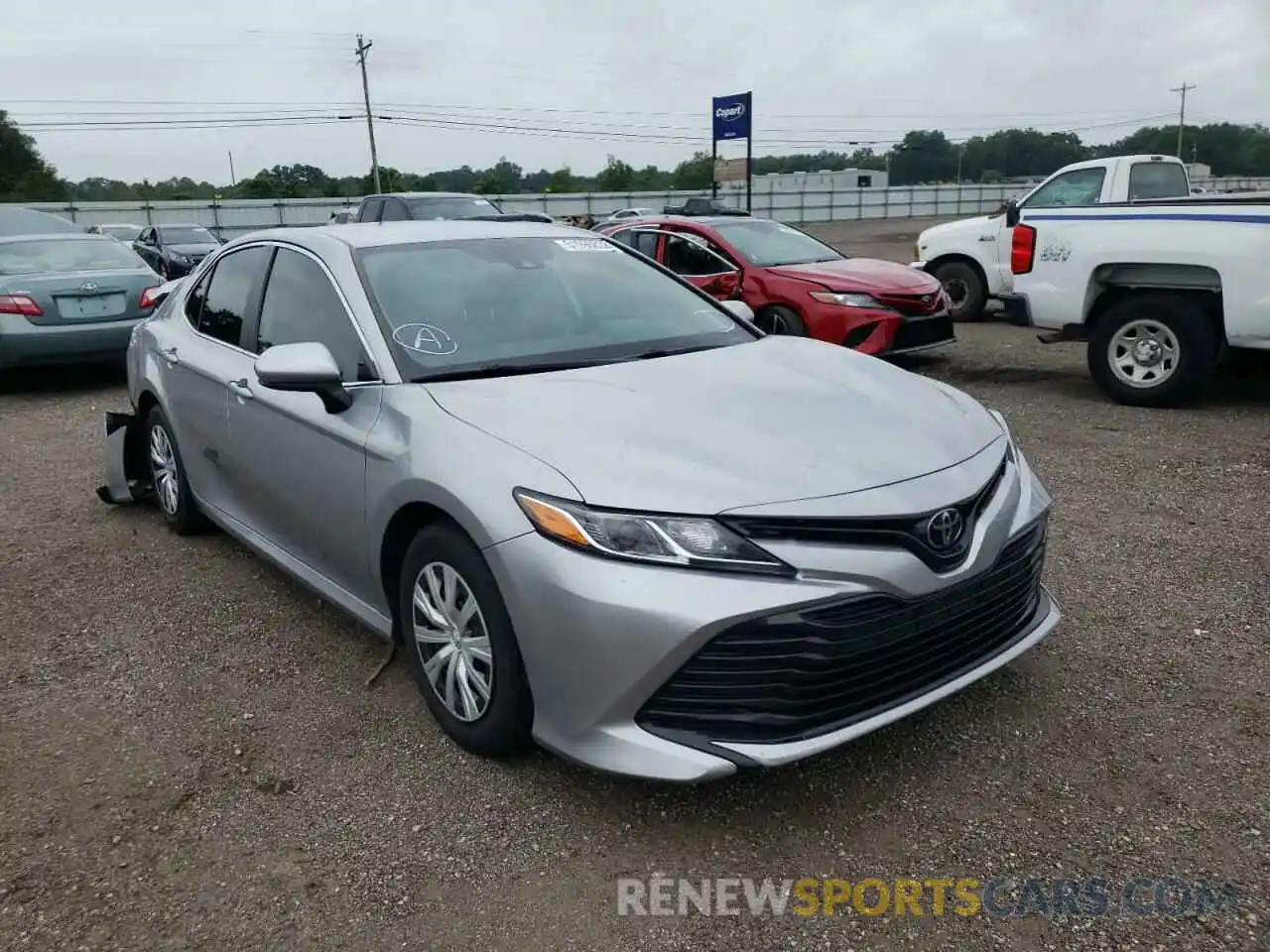 1 Photograph of a damaged car 4T1B11HK1KU836201 TOYOTA CAMRY 2019