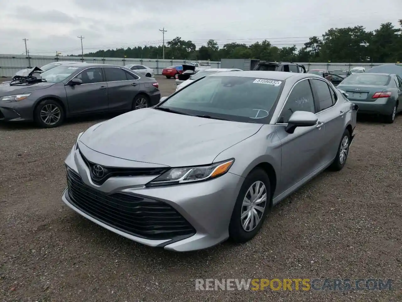 2 Photograph of a damaged car 4T1B11HK1KU836201 TOYOTA CAMRY 2019