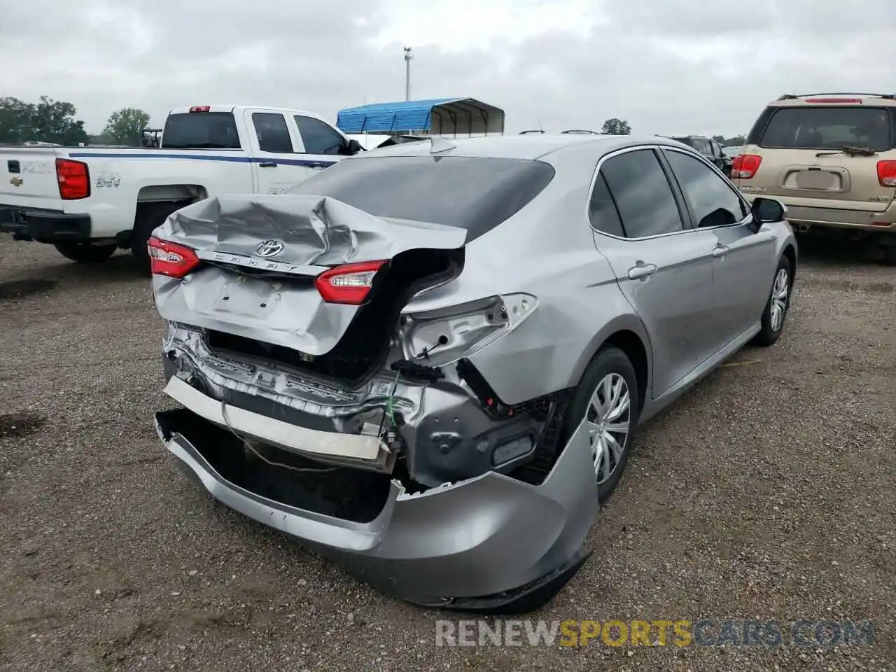 4 Фотография поврежденного автомобиля 4T1B11HK1KU836201 TOYOTA CAMRY 2019